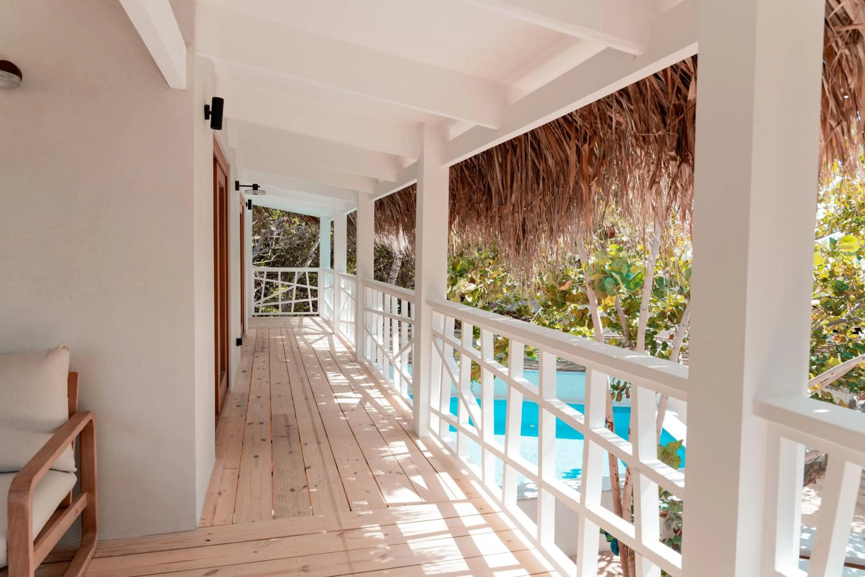 Balcony/Terrace in Sorobon Luxury Beach Resort
