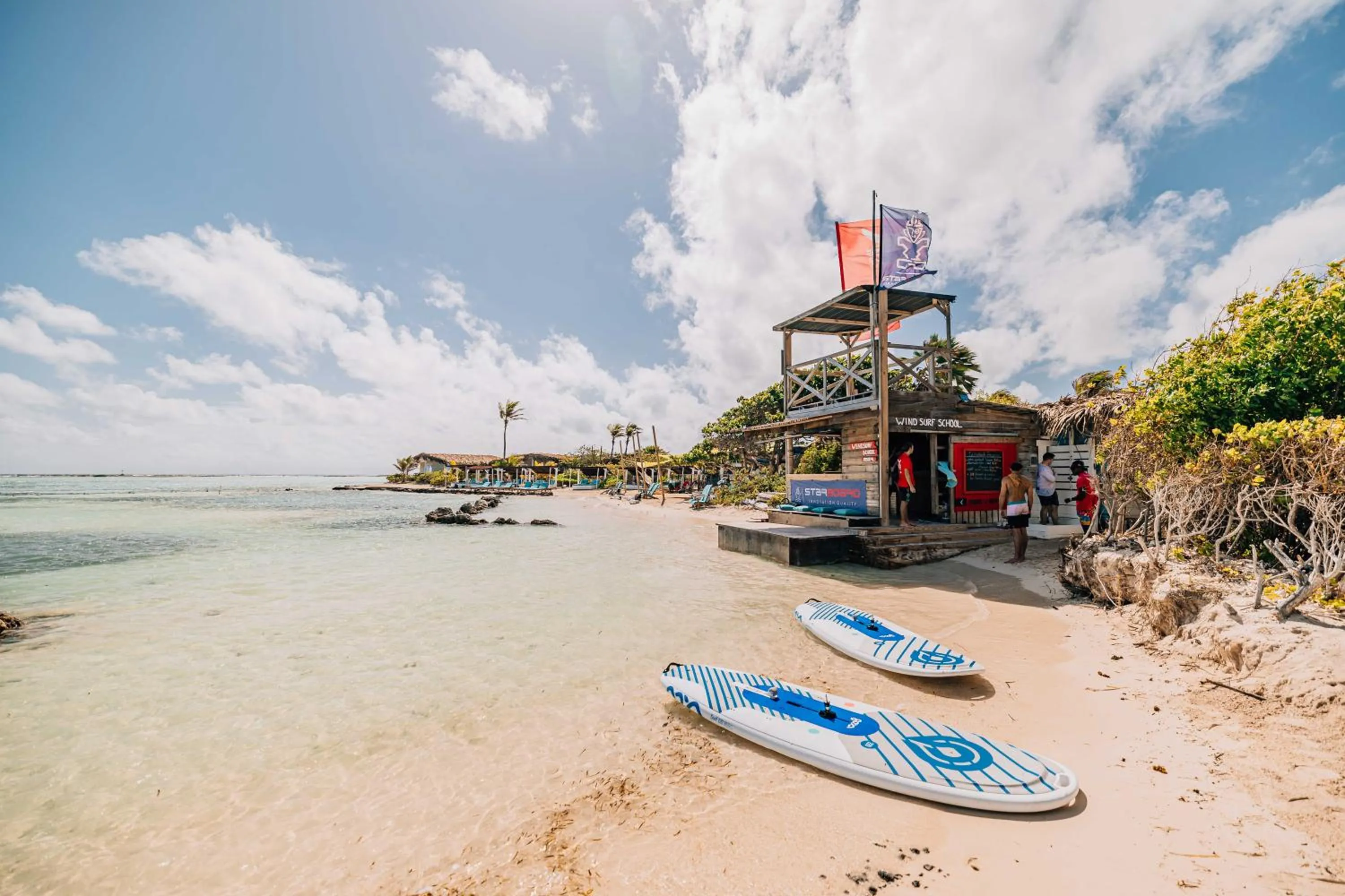 Beach in Sorobon Luxury Beach Resort