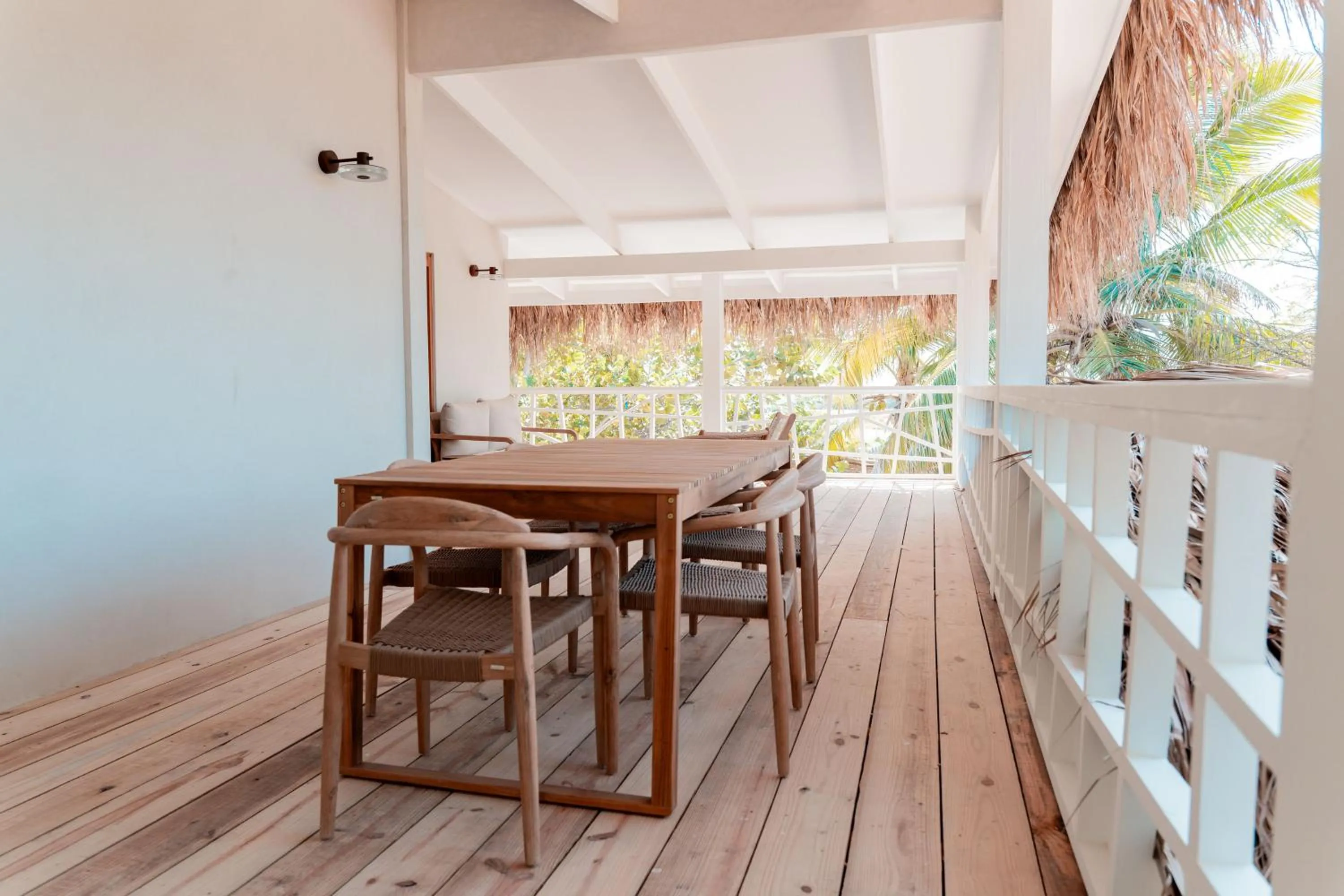 Balcony/Terrace in Sorobon Luxury Beach Resort