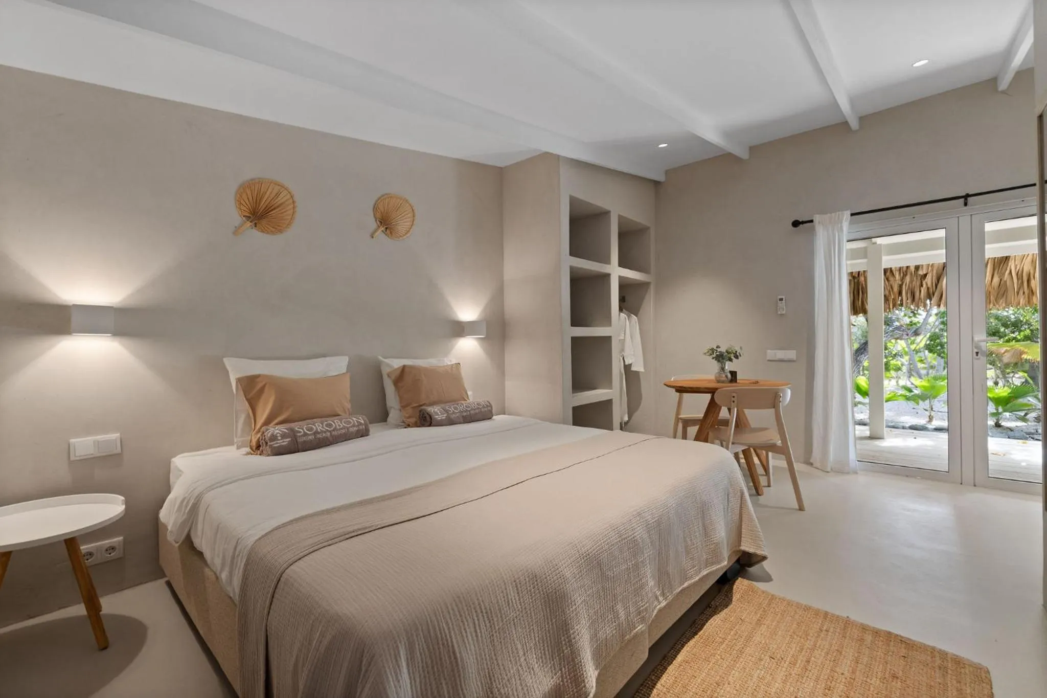 Living room in Sorobon Luxury Beach Resort