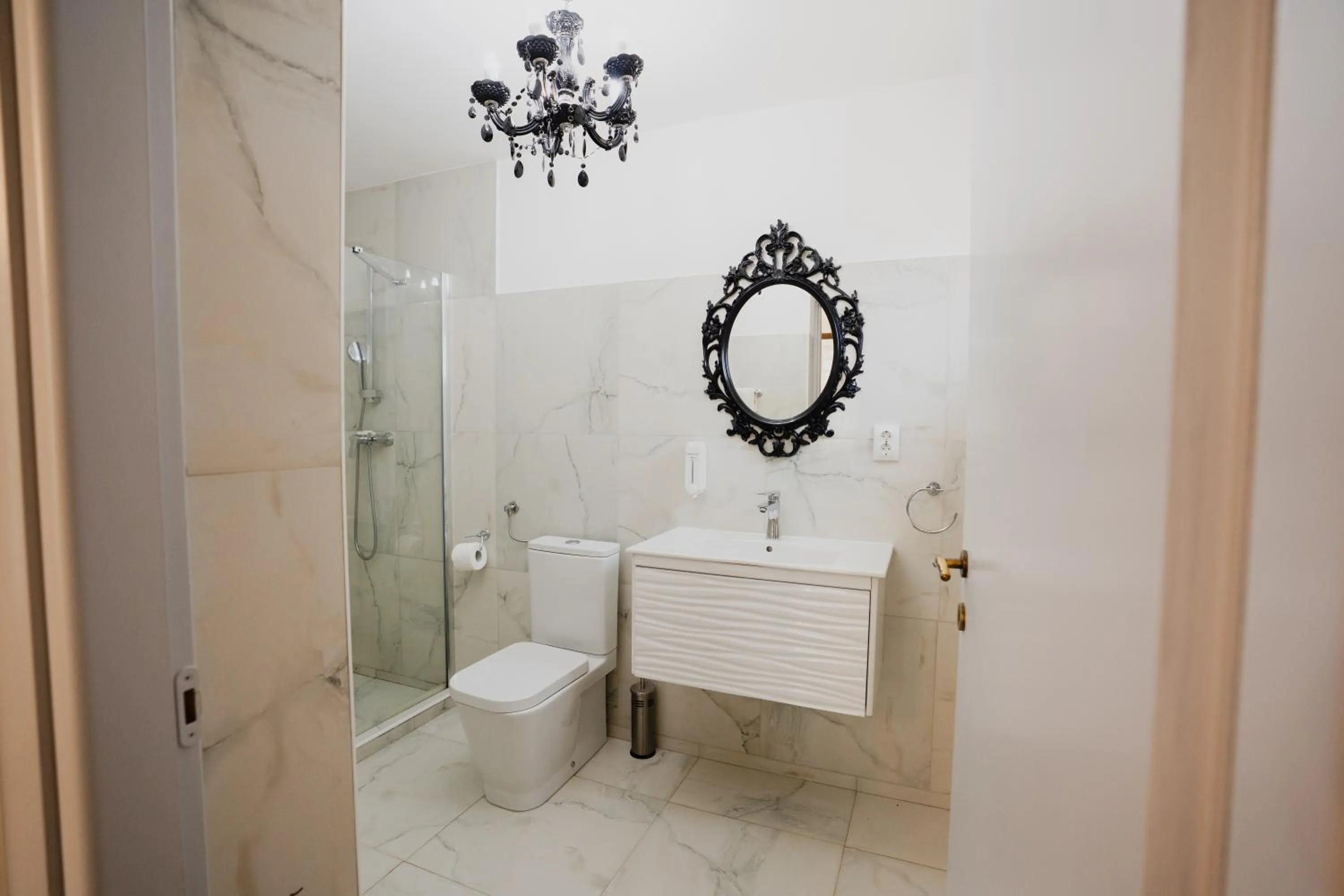 Shower in Cincis by the Lake