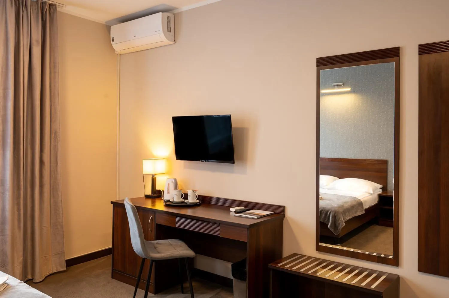 Bed in Hotel Pod Jesiotrem