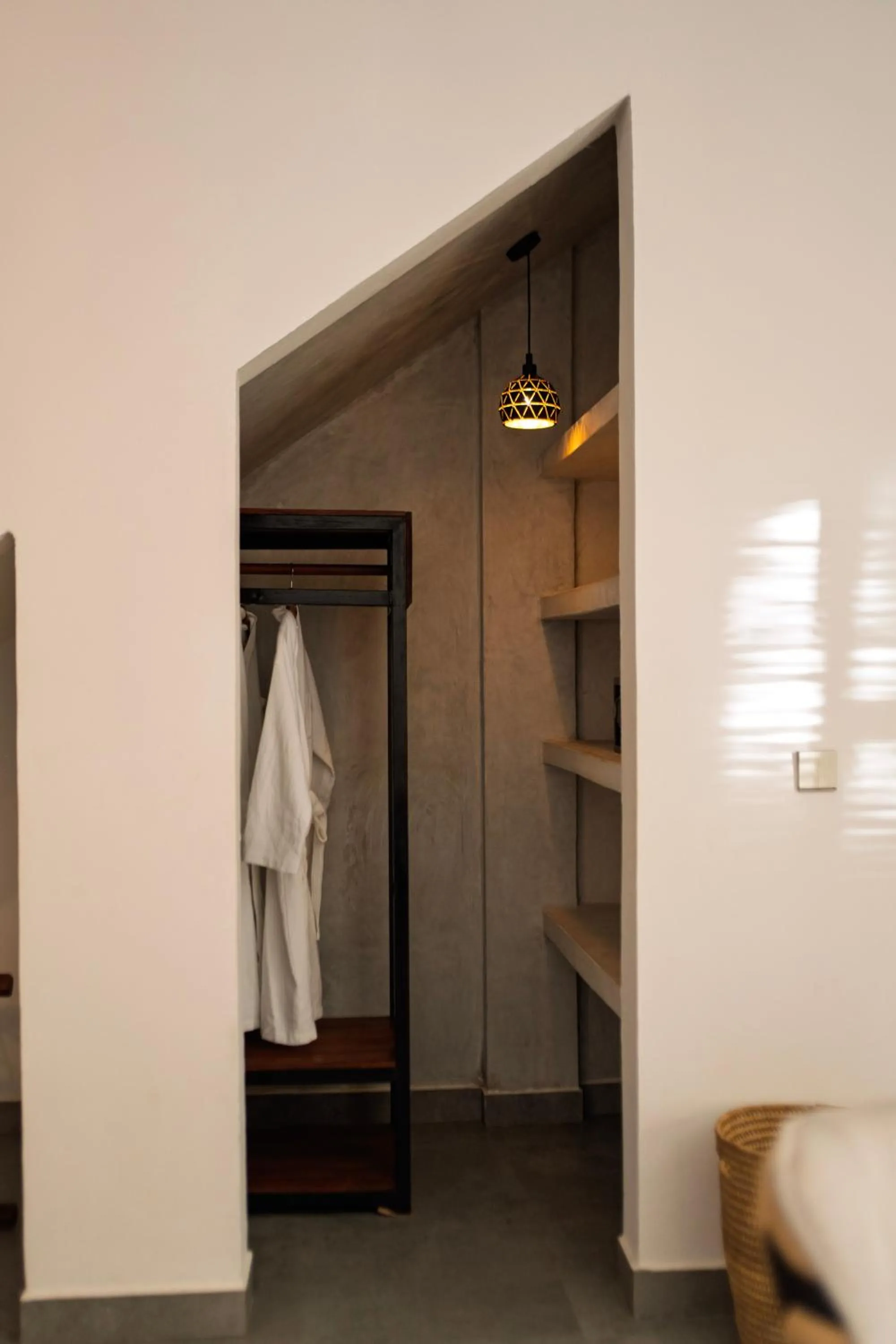 wardrobe, Bed in Savera Beach Houses