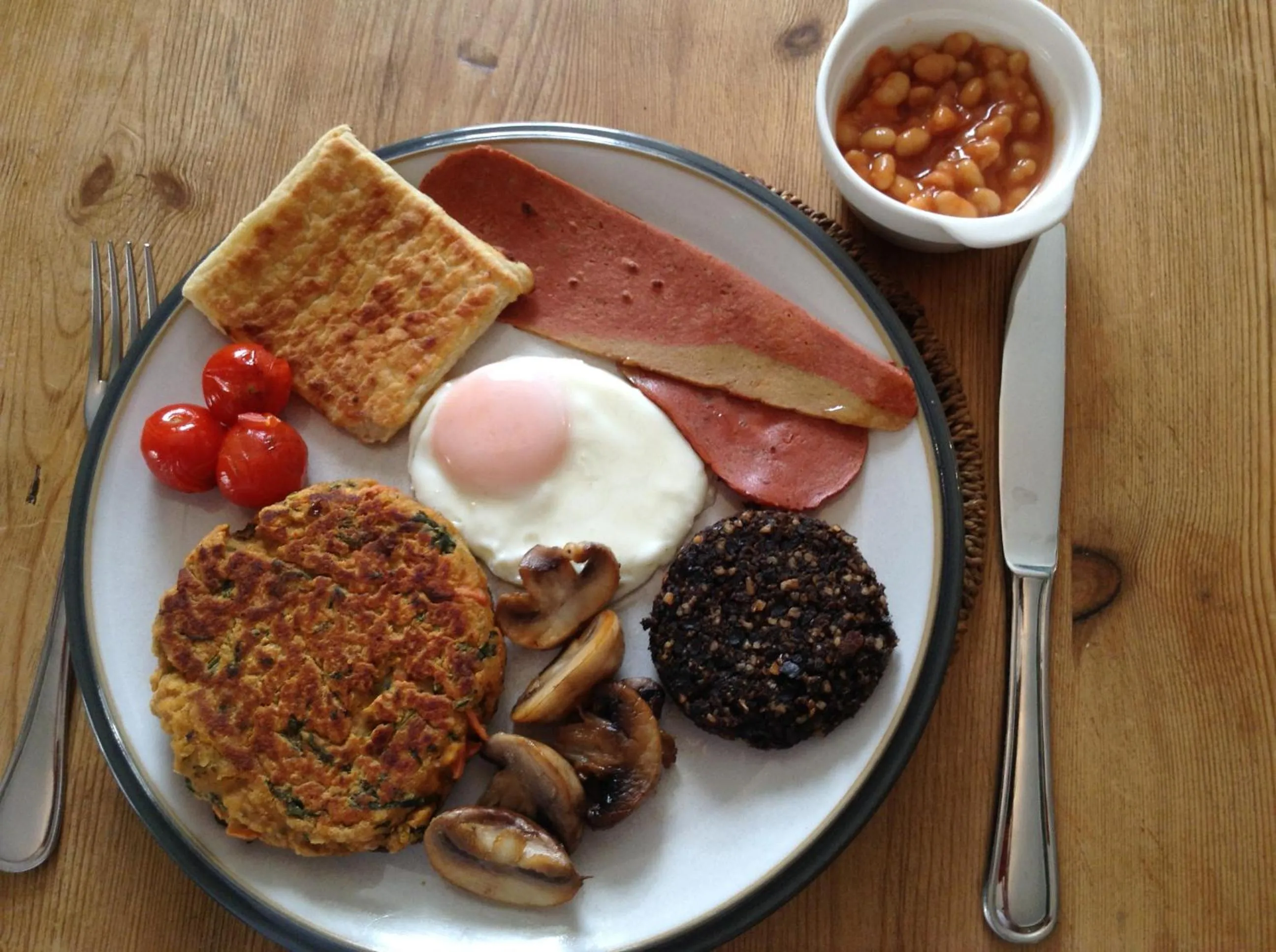 Food close-up in Dupplin152 bed and breakfast