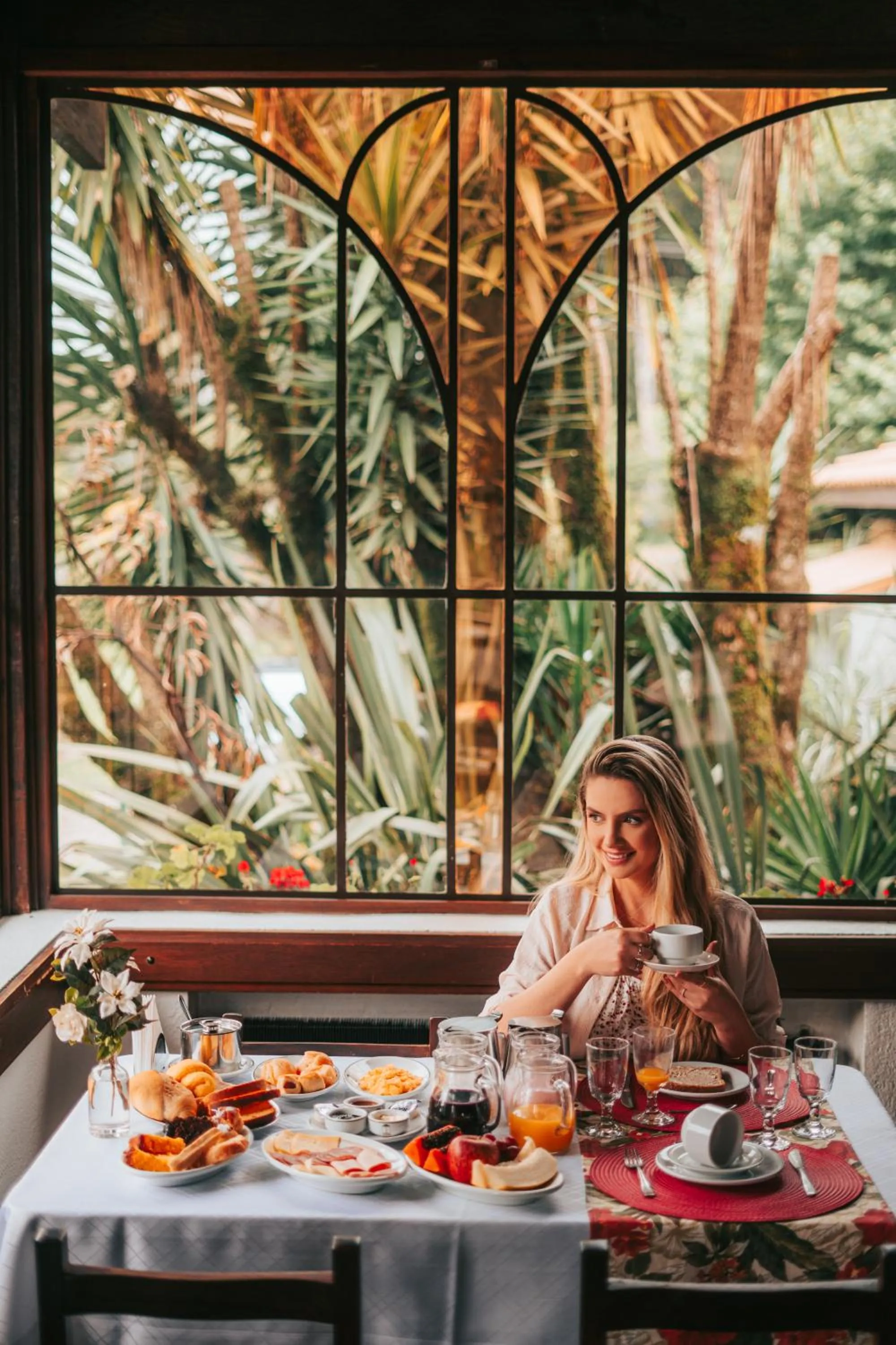 Dining area in Vila Suzana Parque Hotel