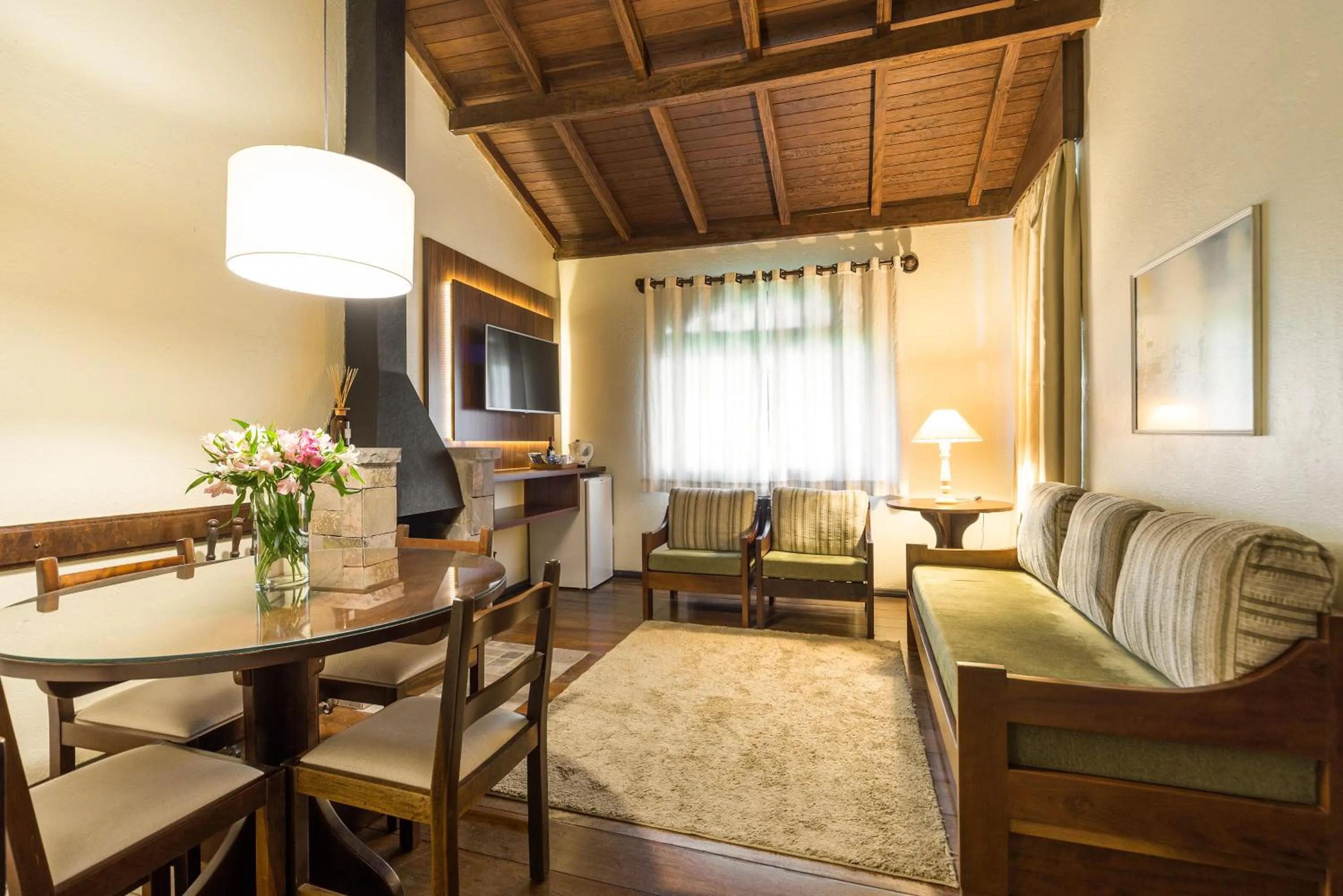 Living room in Vila Suzana Parque Hotel