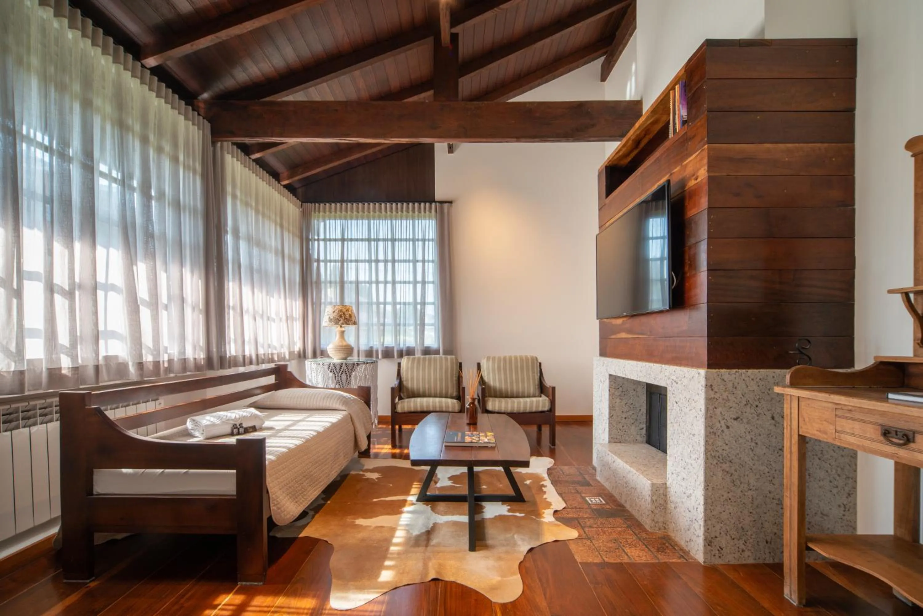 Bed in Vila Suzana Parque Hotel