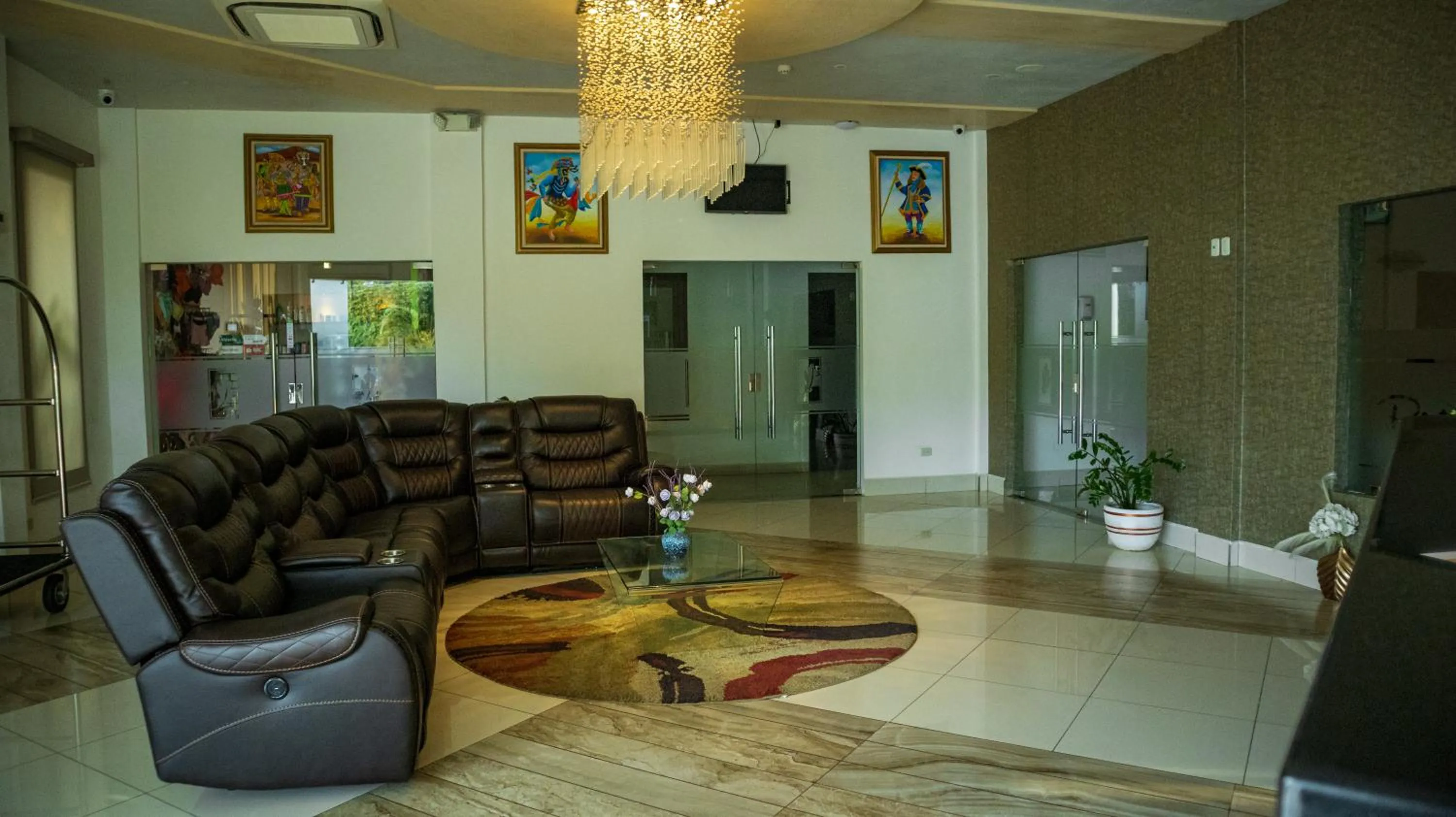 Living room in Hotel Agualcas