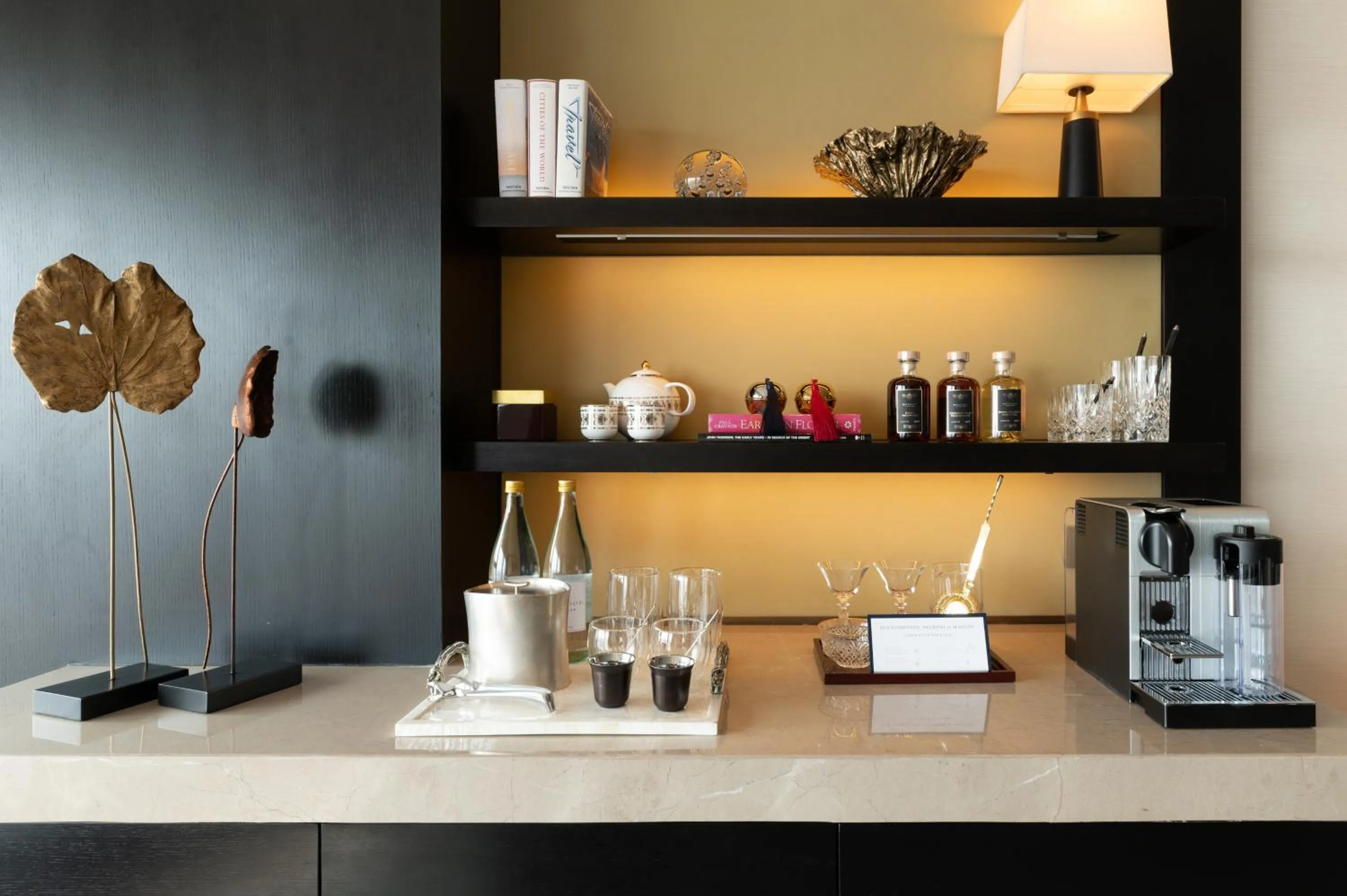 minibar in Rosewood Phnom Penh