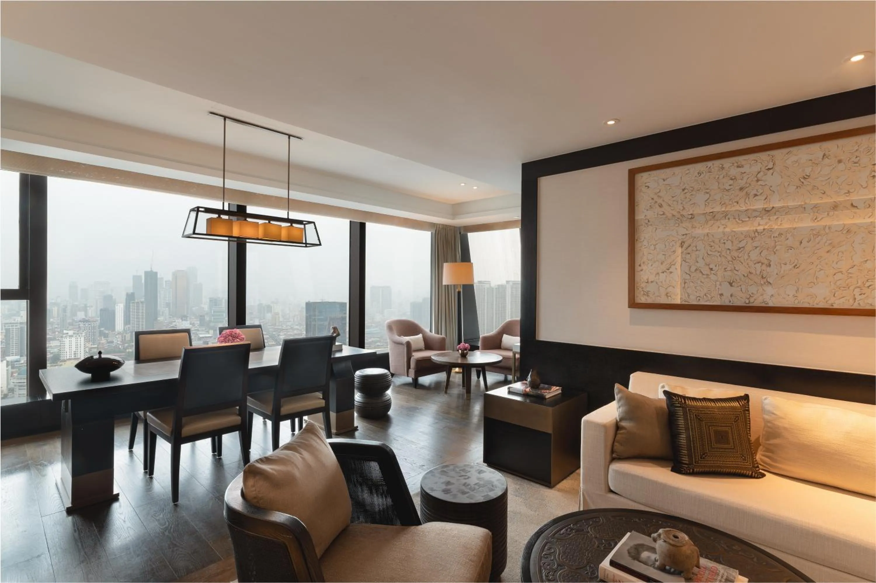 Living room in Rosewood Phnom Penh