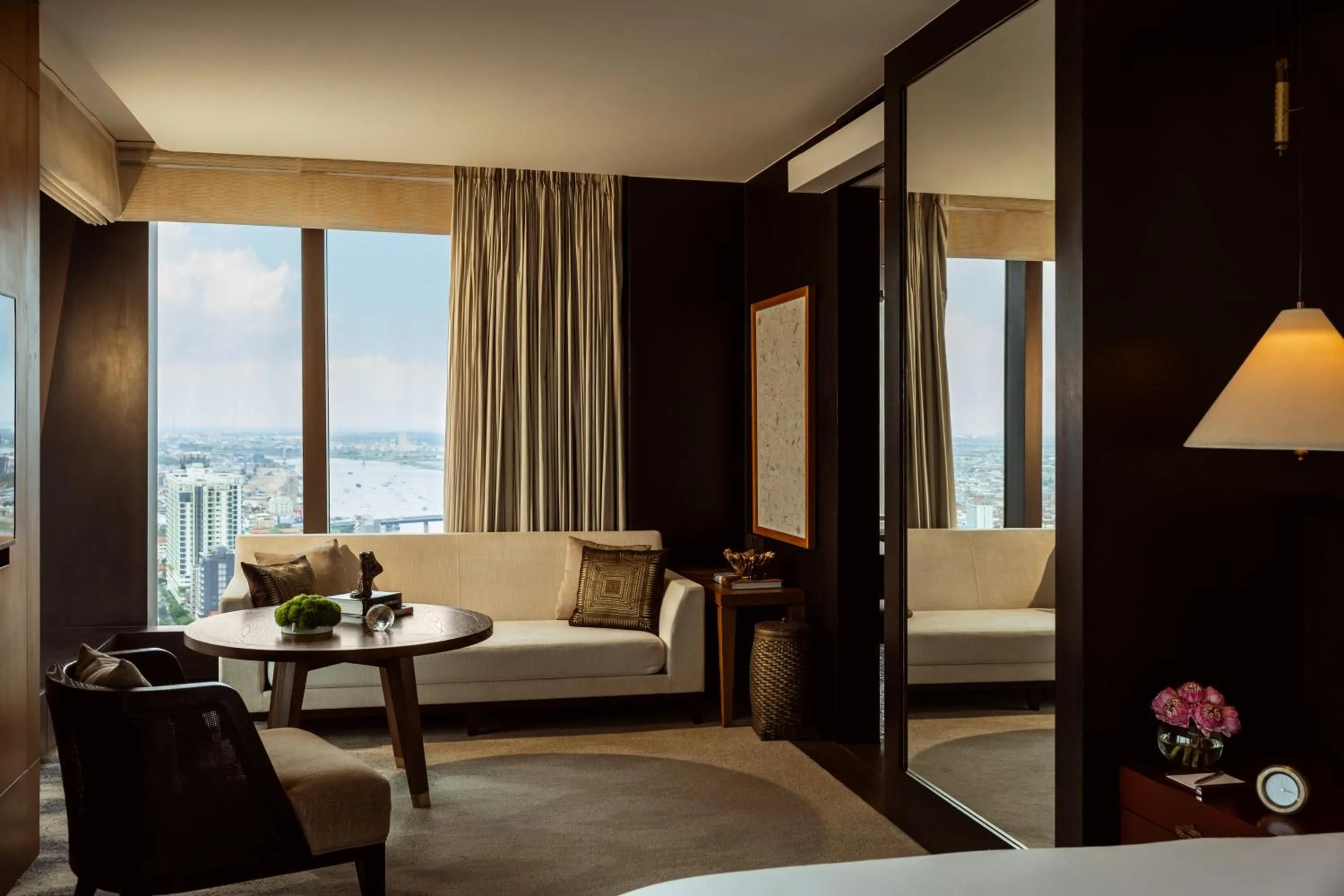 Bed in Rosewood Phnom Penh