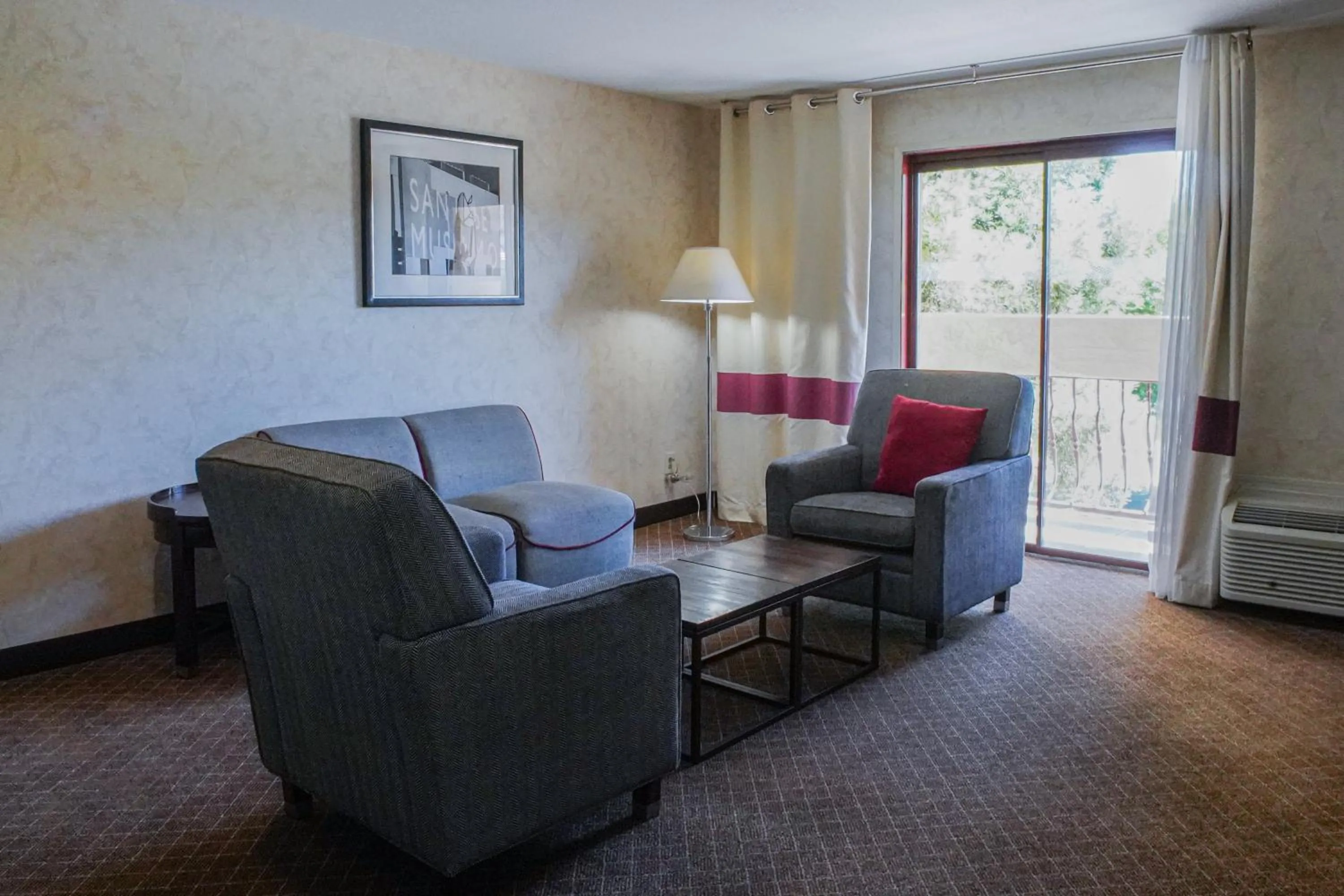 Living room in La Hacienda San Jose Silicon Valley