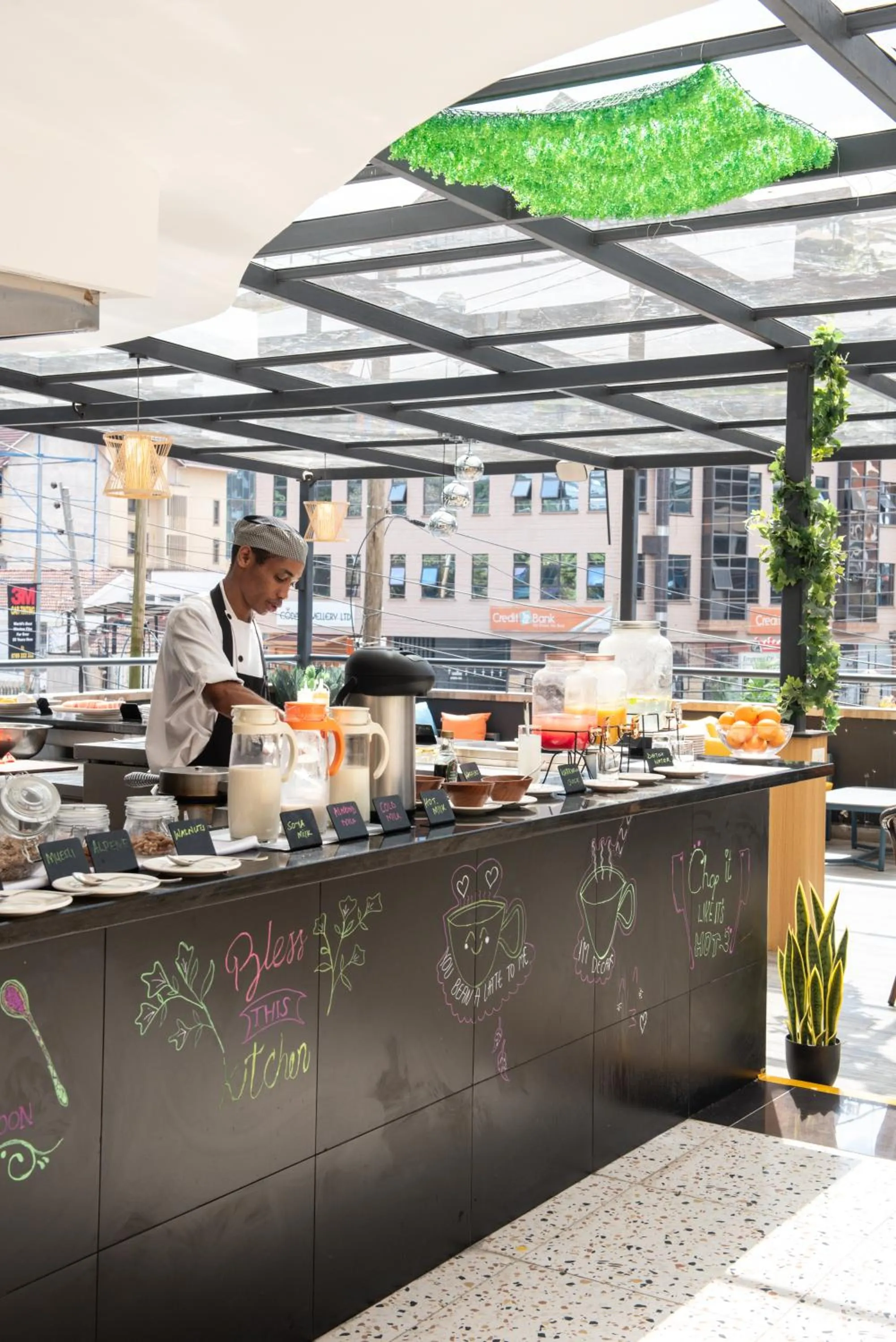 Restaurant/places to eat in Kingfisher Nest Hotel Suites- Westlands, Near Sarit Center