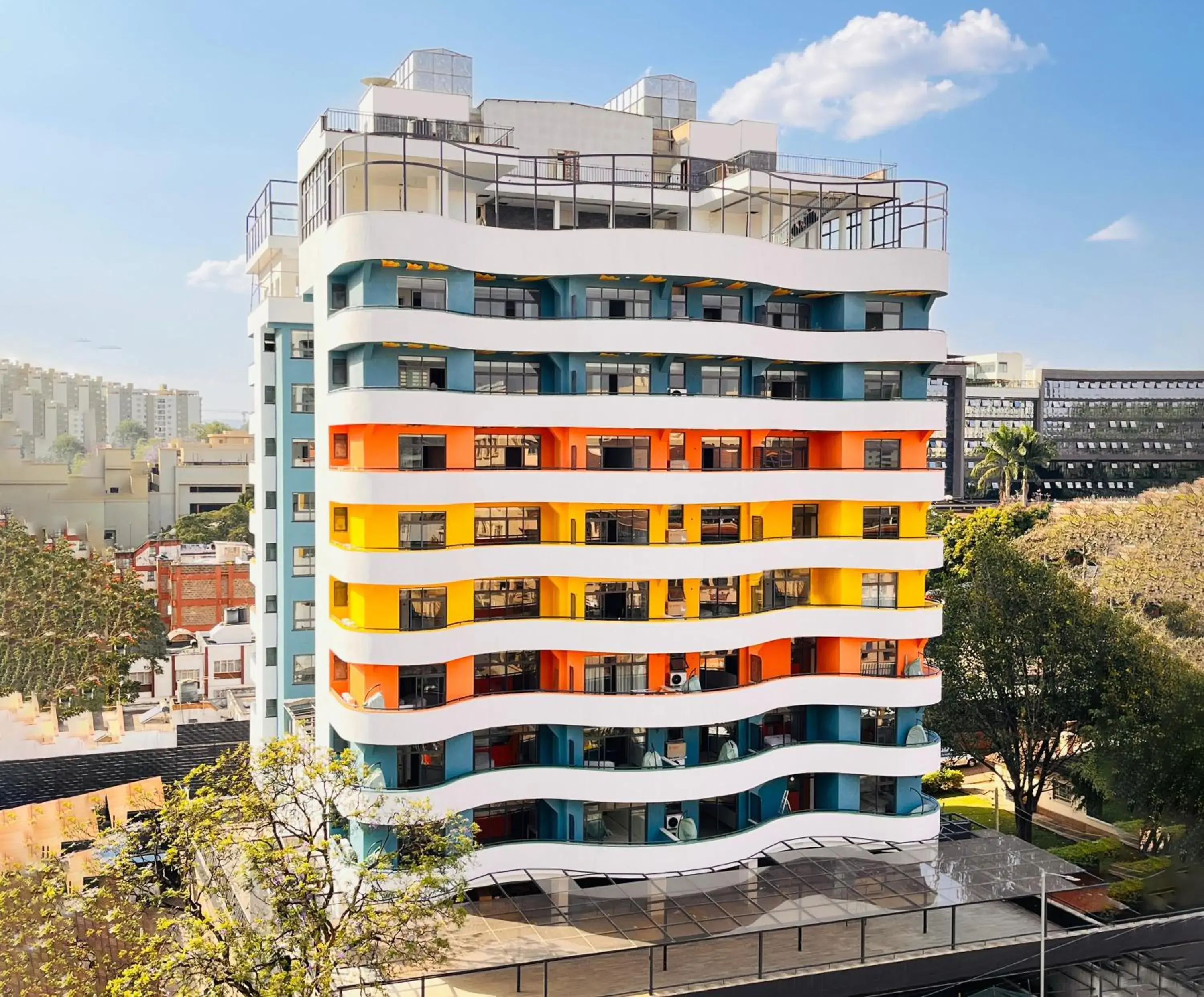 Property building in Kingfisher Nest Hotel Suites- Westlands, Near Sarit Center Property building in Kingfisher Nest Hotel Suites- Westlands, Near Sarit Center