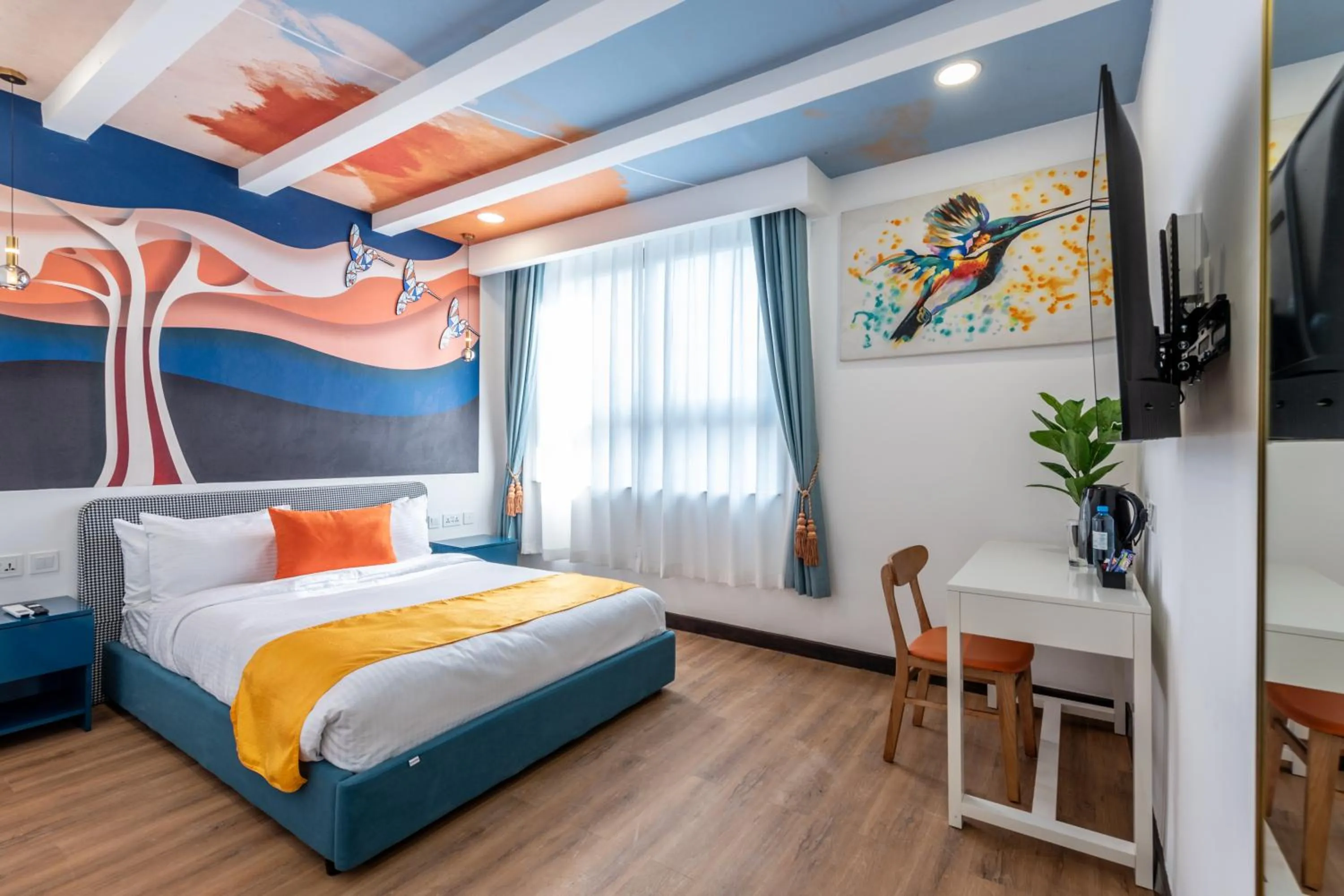 Bed in Kingfisher Nest Hotel Suites- Westlands, Near Sarit Center