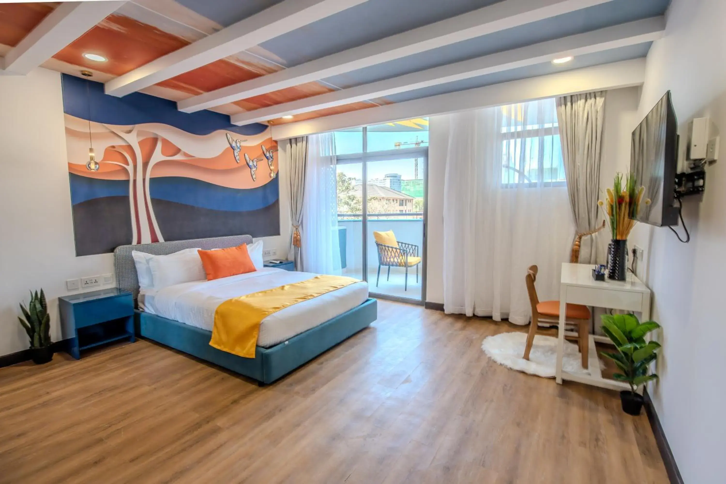 Photo of the whole room, Bed in Kingfisher Nest Hotel Suites- Westlands, Near Sarit Center Photo of the whole room, Bed in Kingfisher Nest Hotel Suites- Westlands, Near Sarit Center