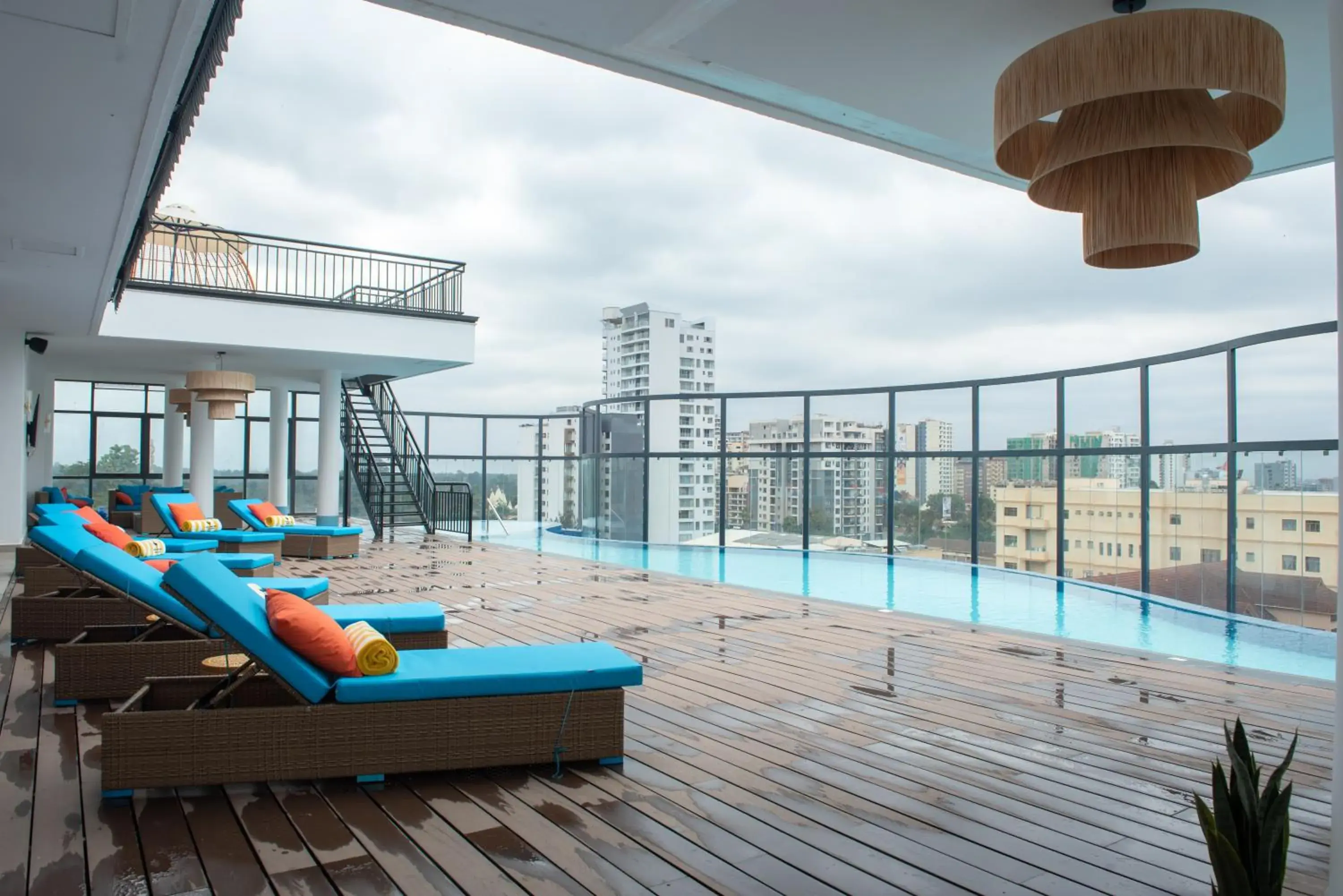 Swimming pool in Kingfisher Nest Hotel Suites- Westlands, Near Sarit Center Swimming pool in Kingfisher Nest Hotel Suites- Westlands, Near Sarit Center