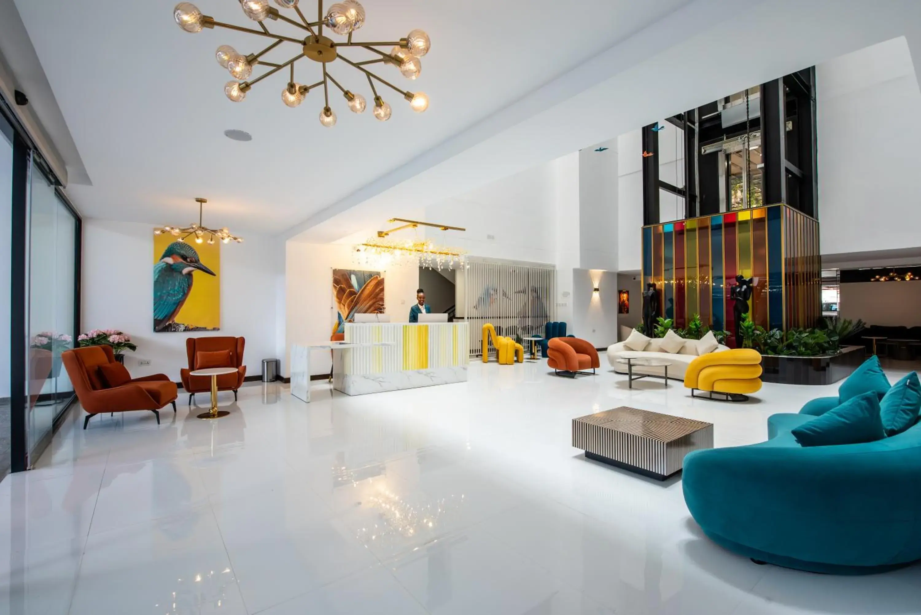 Lobby or reception in Kingfisher Nest Hotel Suites- Westlands, Near Sarit Center Lobby or reception in Kingfisher Nest Hotel Suites- Westlands, Near Sarit Center