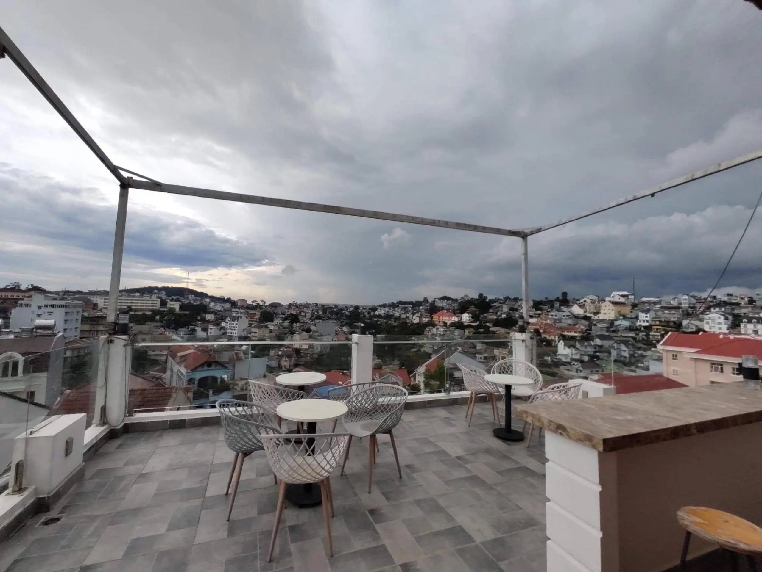 Patio in Dalat Memory Inn