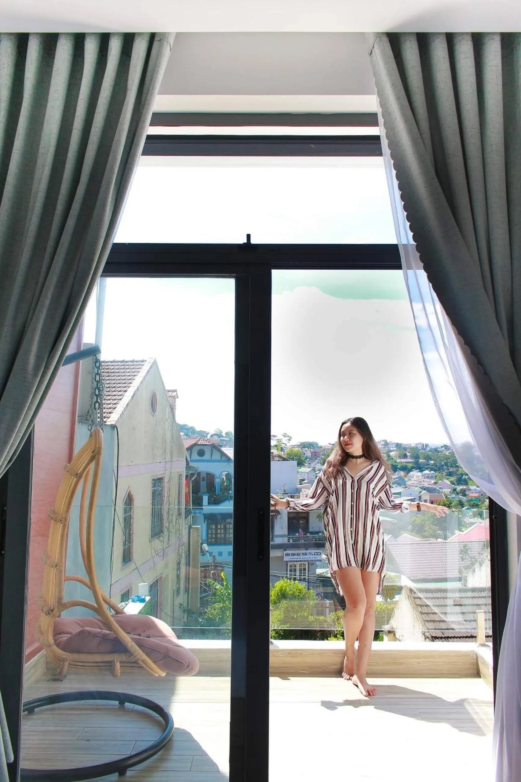 Patio in Dalat Memory Inn