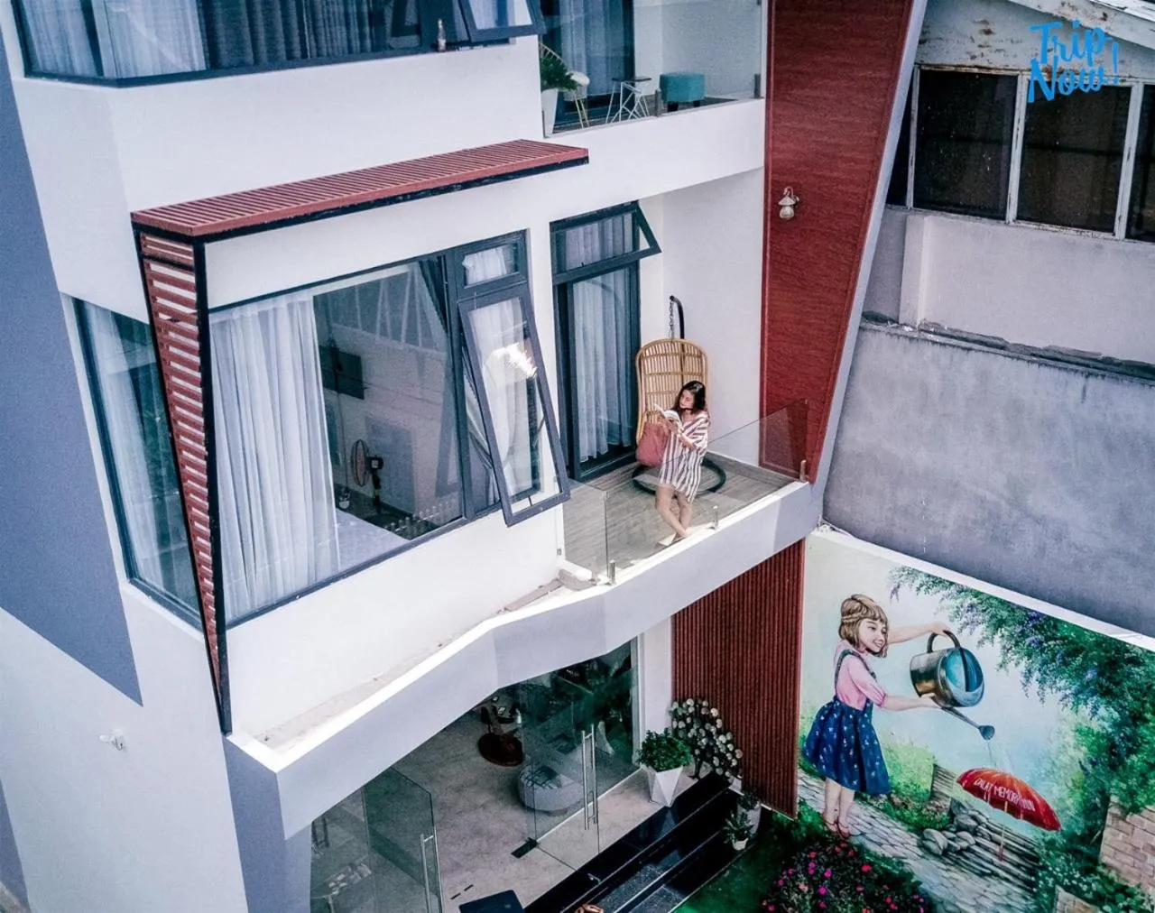 Patio in Dalat Memory Inn