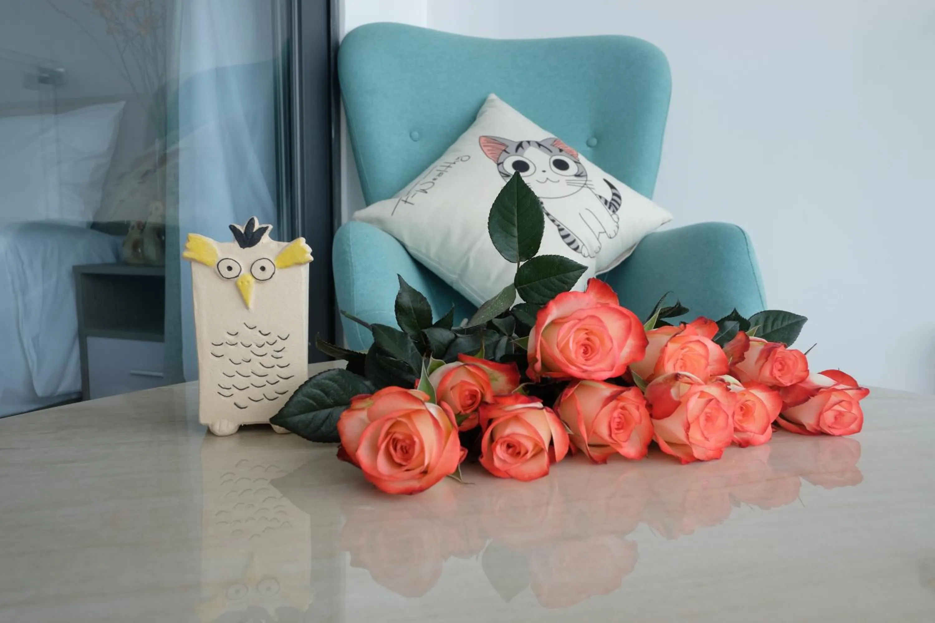 Decorative detail in Dalat Memory Inn