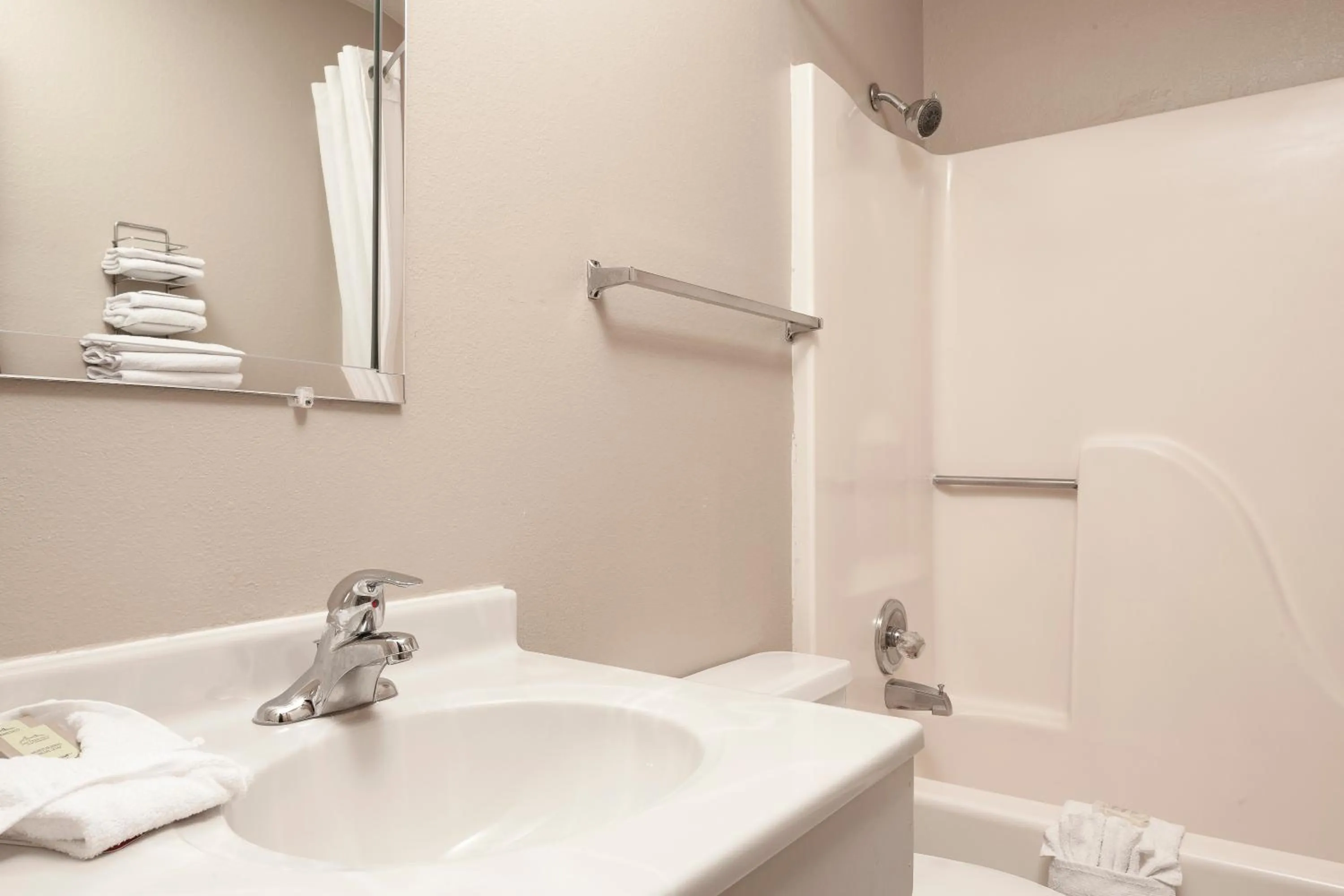 Shower in Super 8 by Wyndham Keokuk