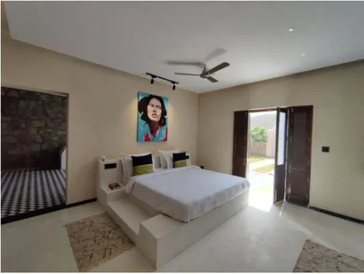 Bed in Parijat Private Pool Villa 1, 2 and 3 BHK