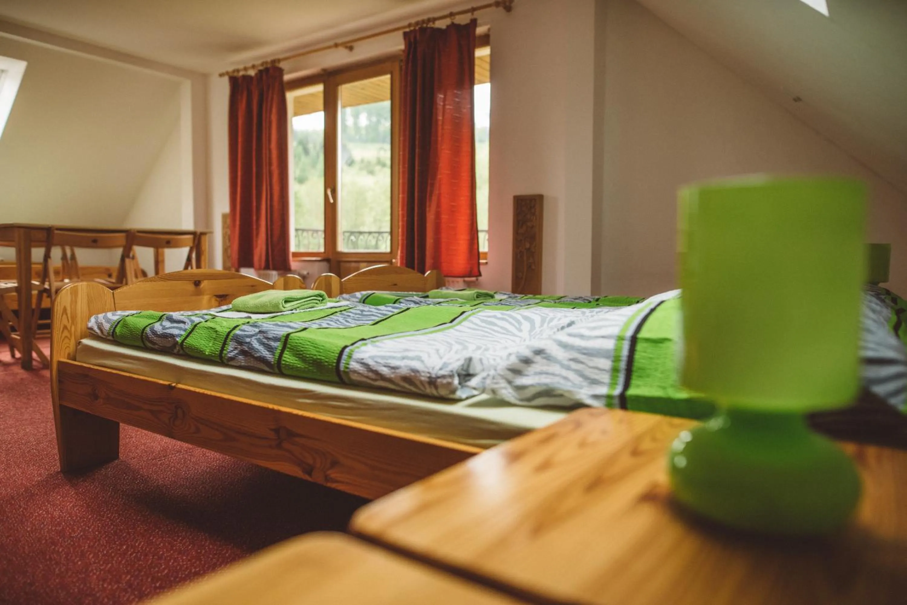 Quadruple Room with Garden View - single occupancy in Penzion U Černého Potoka