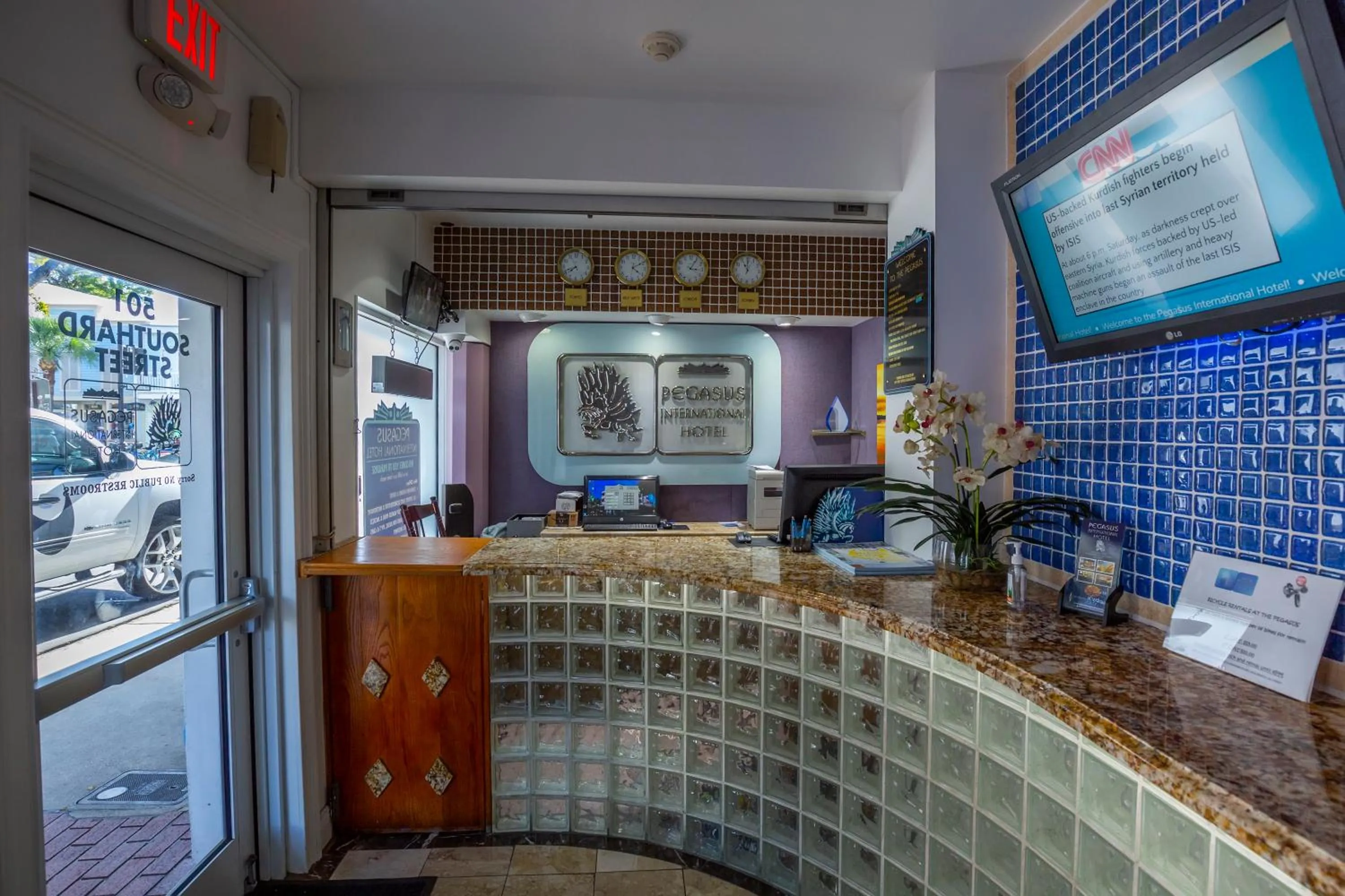 Lobby or reception in Pegasus International Hotel