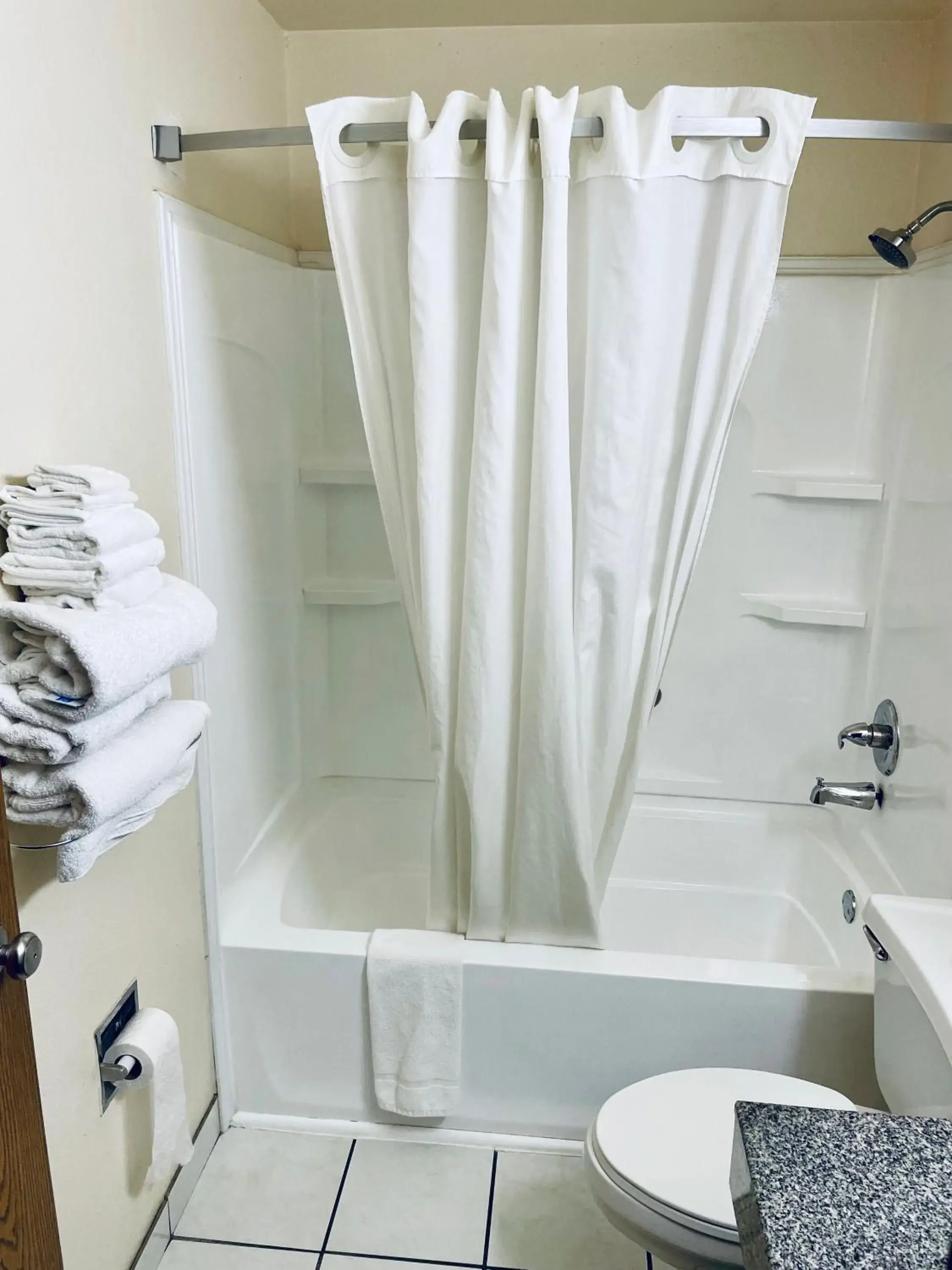 Shower in Super 8 by Wyndham Corbin KY Shower in Super 8 by Wyndham Corbin KY