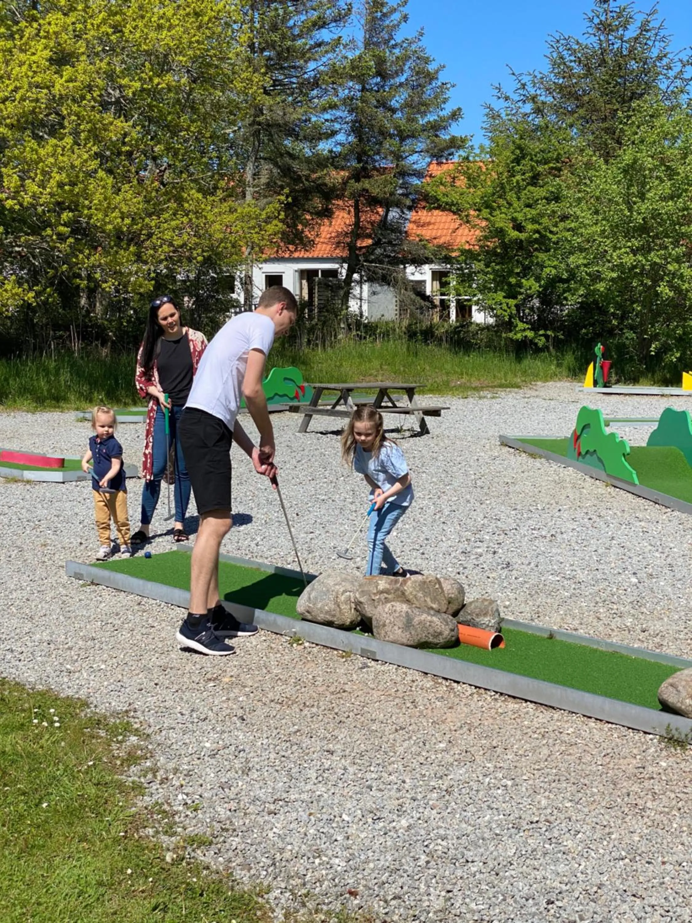 Minigolf in Skagen Strand Holiday Center