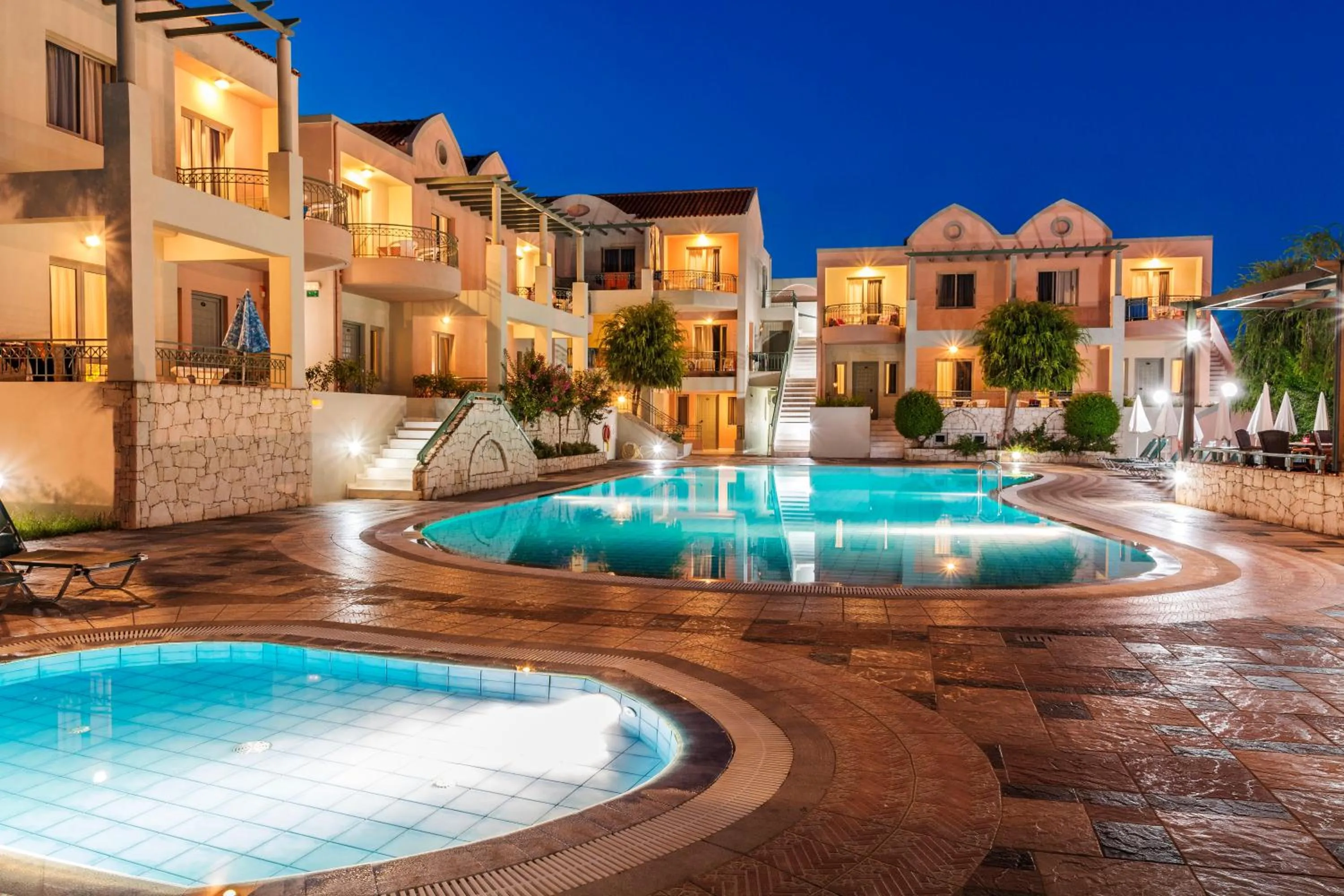 Property building in Lotus Hotel Apartments