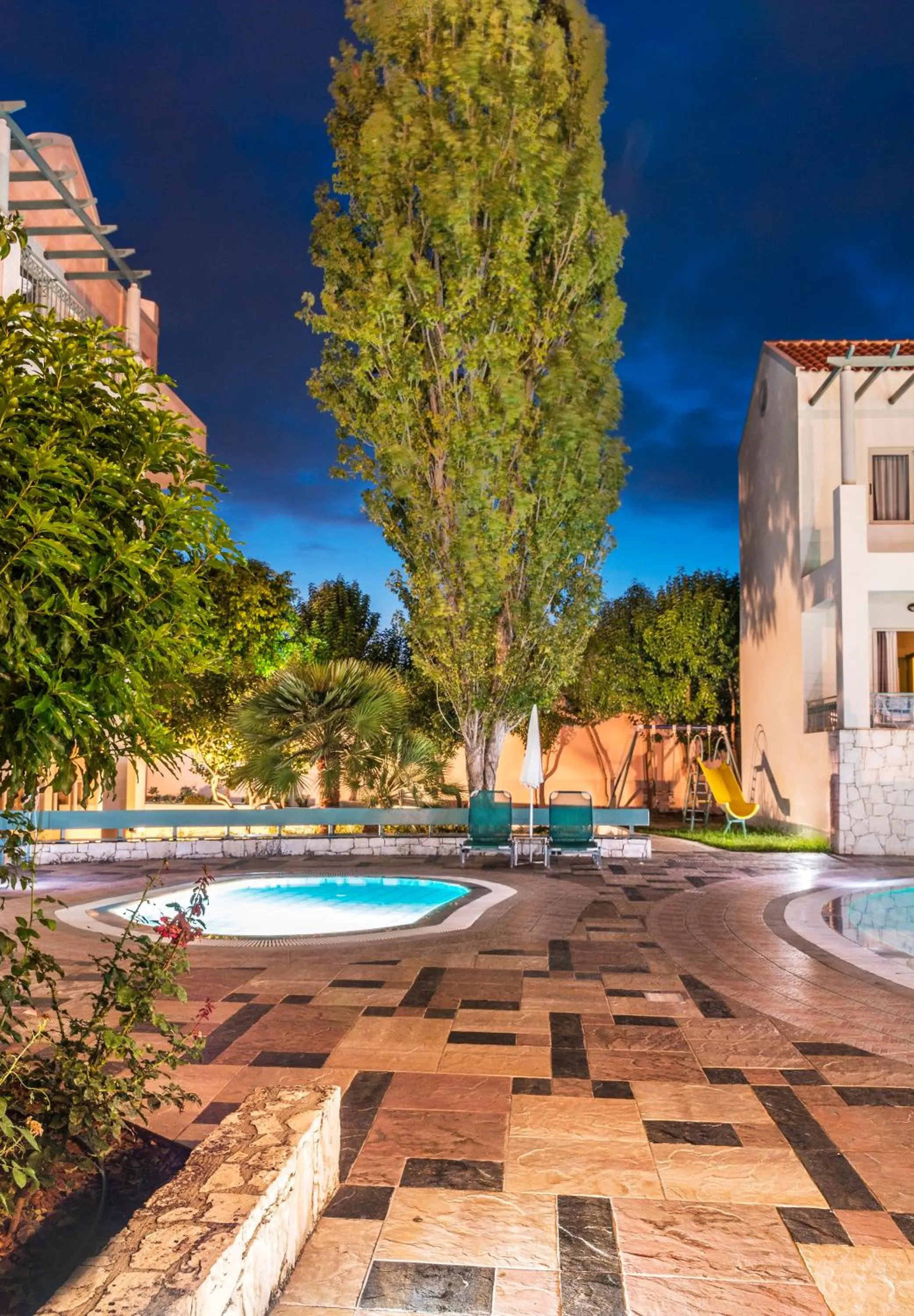 Property building in Lotus Hotel Apartments