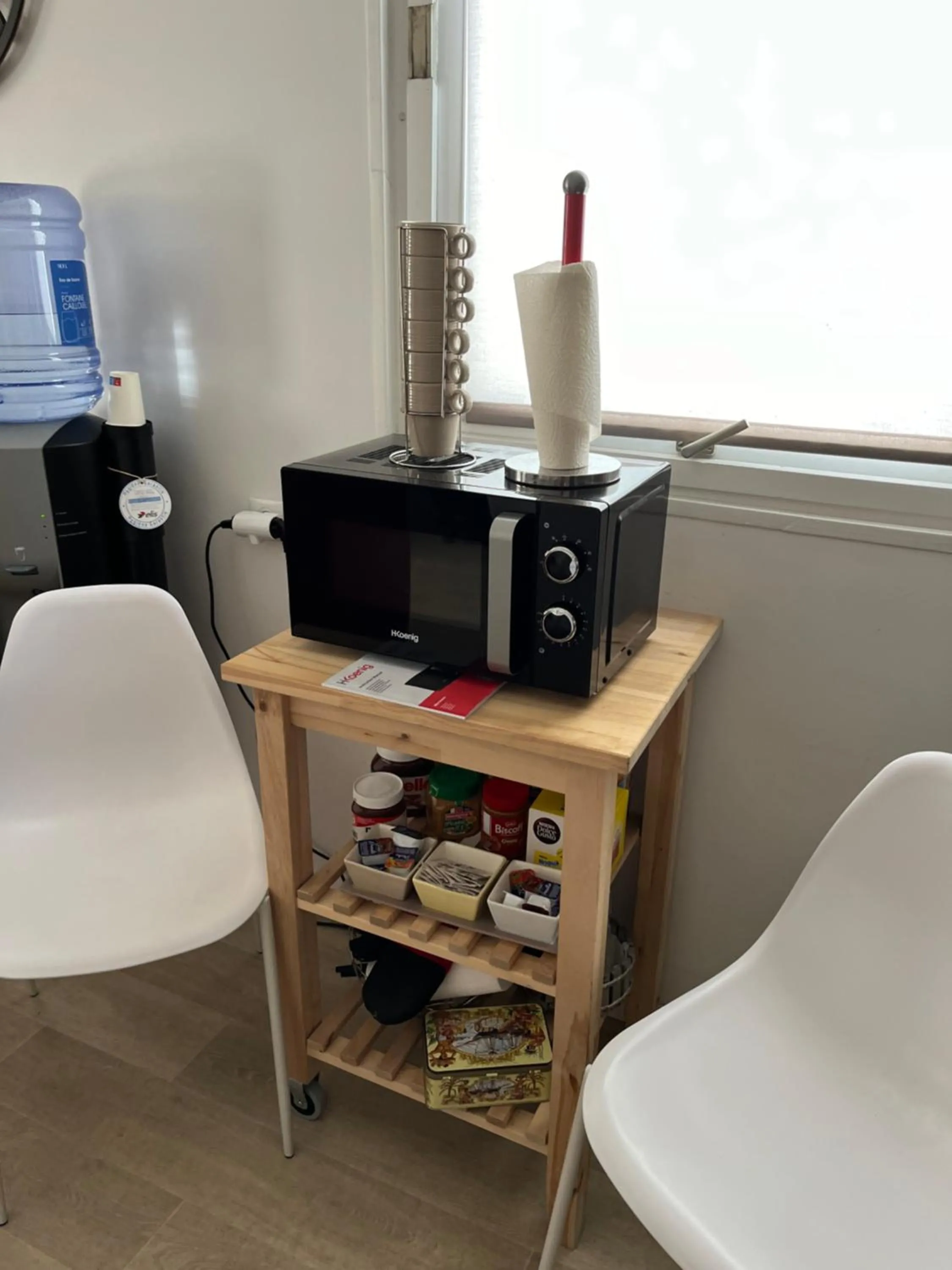 Kitchen or kitchenette in chambres de la Nonette