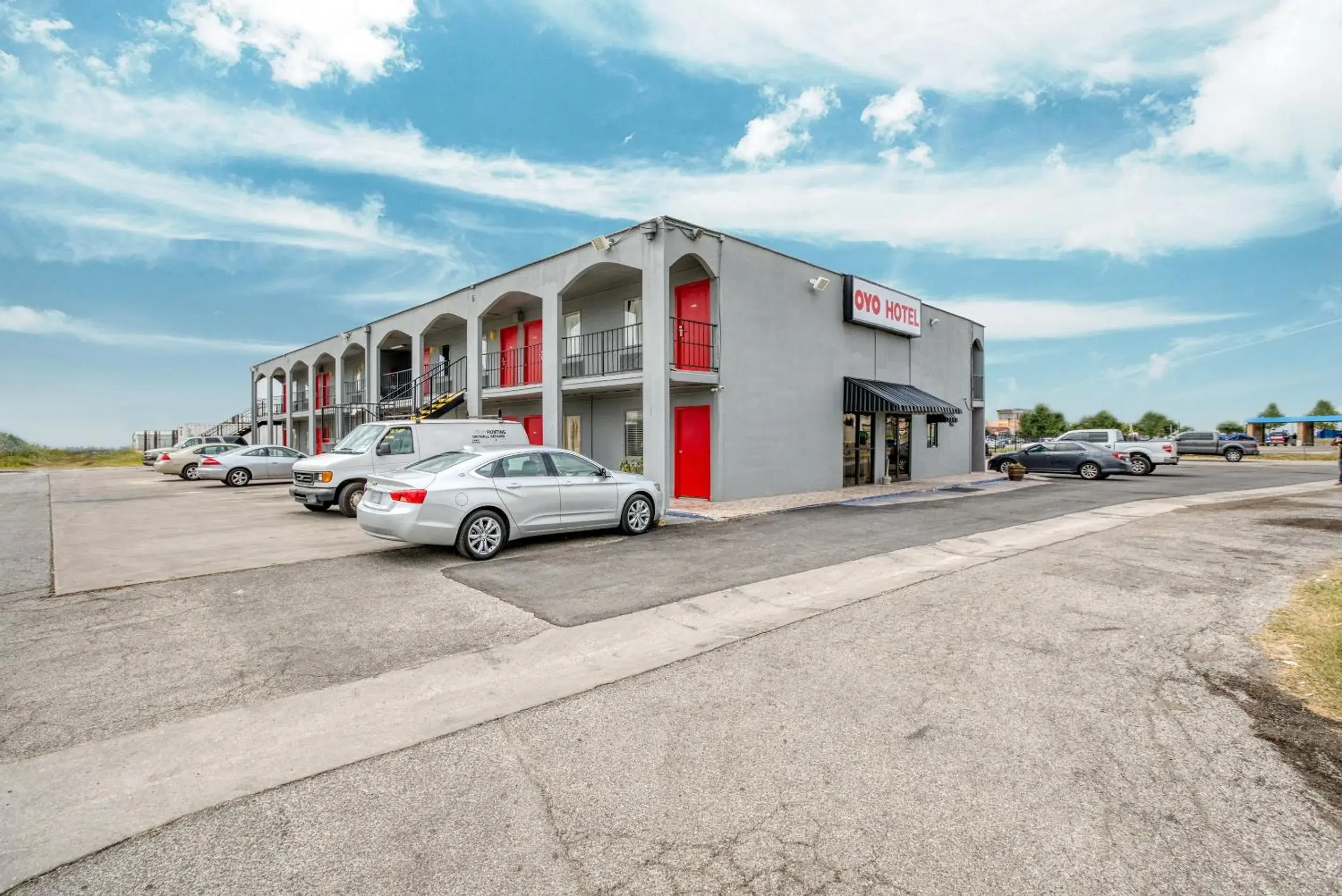 Facade/entrance in OYO Hotel San Antonio Lackland Air Force Base West Facade/entrance in OYO Hotel San Antonio Lackland Air Force Base West