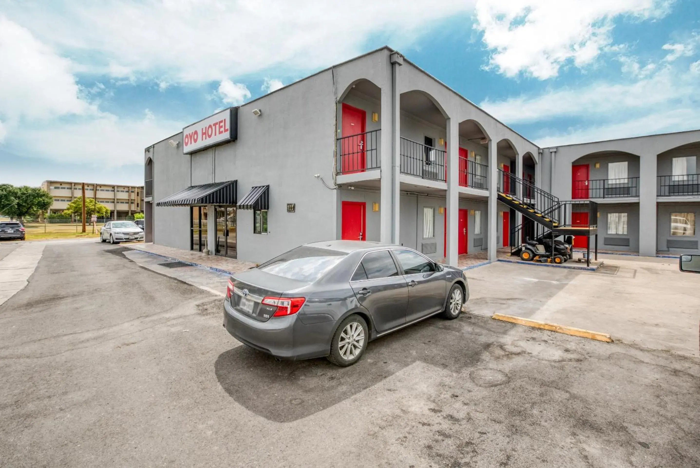 Facade/entrance in OYO Hotel San Antonio Lackland Air Force Base West Facade/entrance in OYO Hotel San Antonio Lackland Air Force Base West