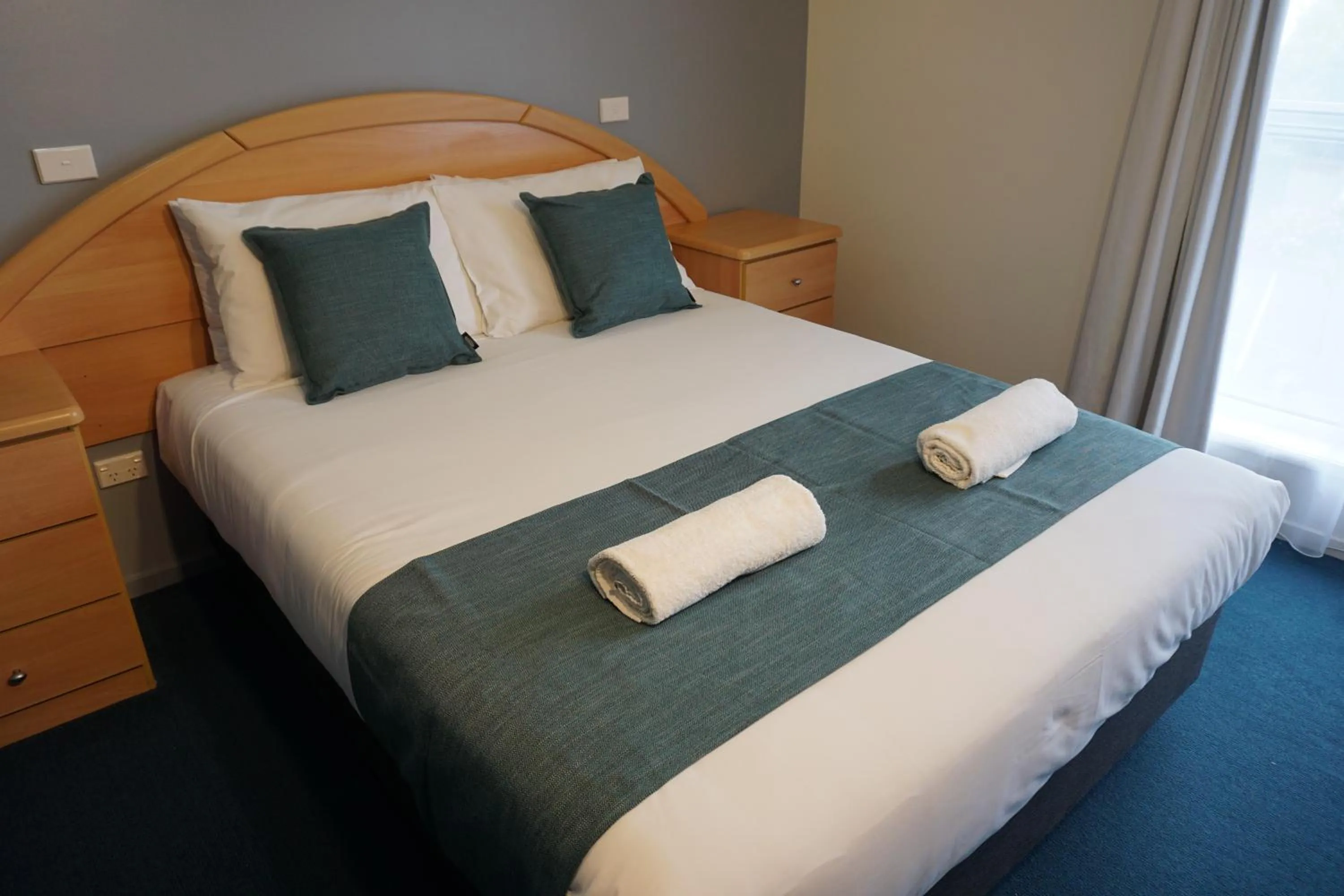 Bedroom, Bed in Central Motel Port Fairy