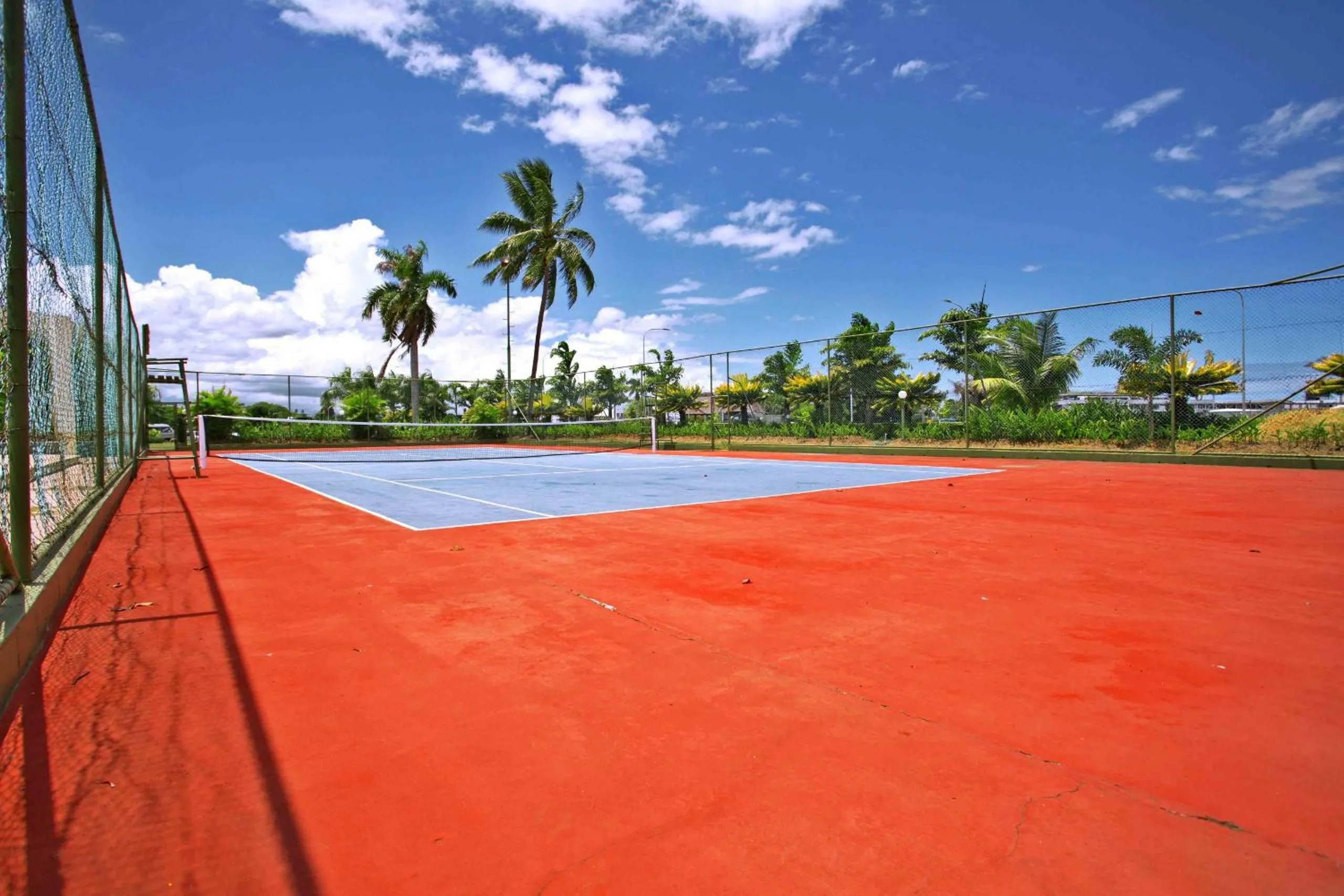 Tennis court in Fiji Gateway Hotel