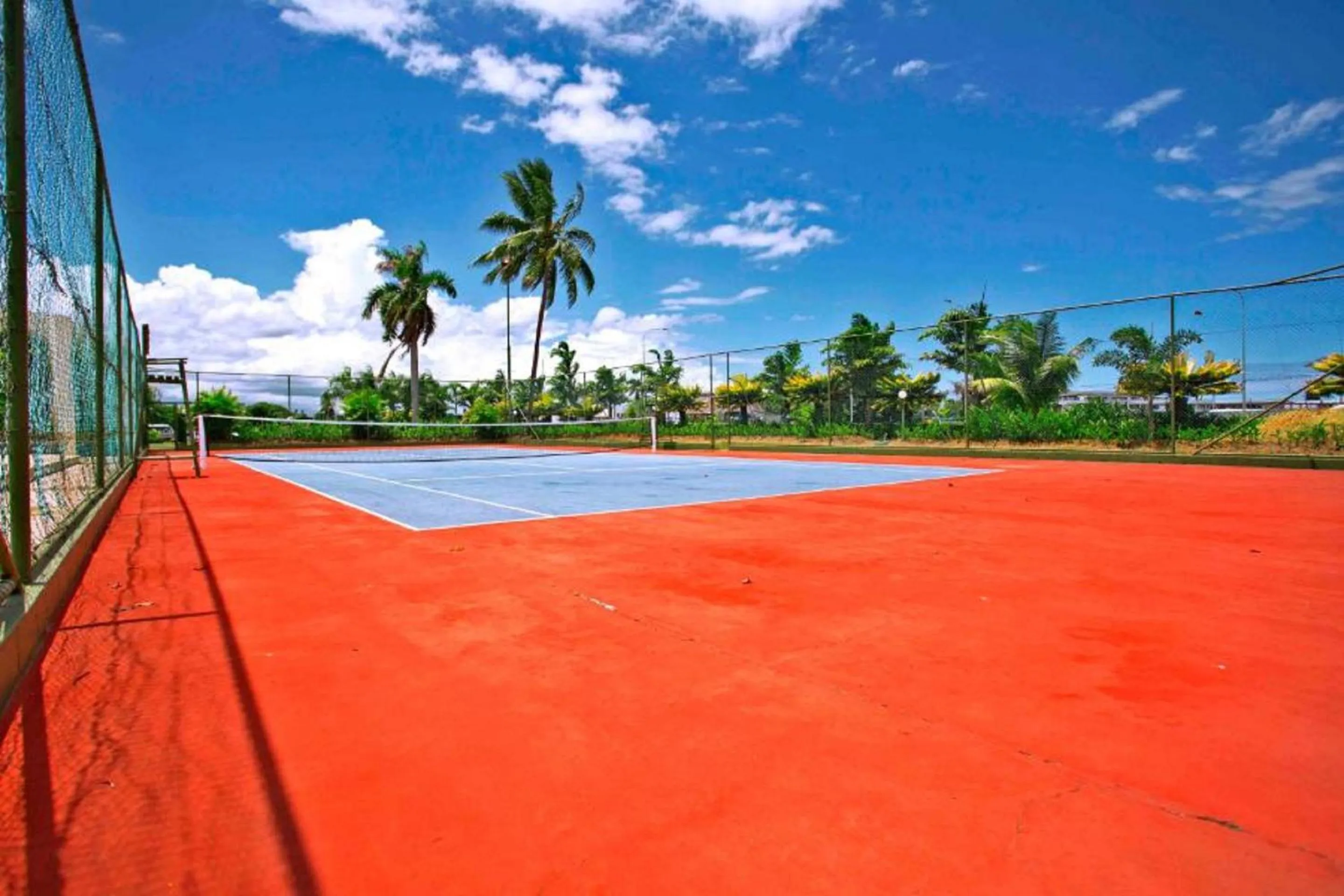 Tennis court in Fiji Gateway Hotel