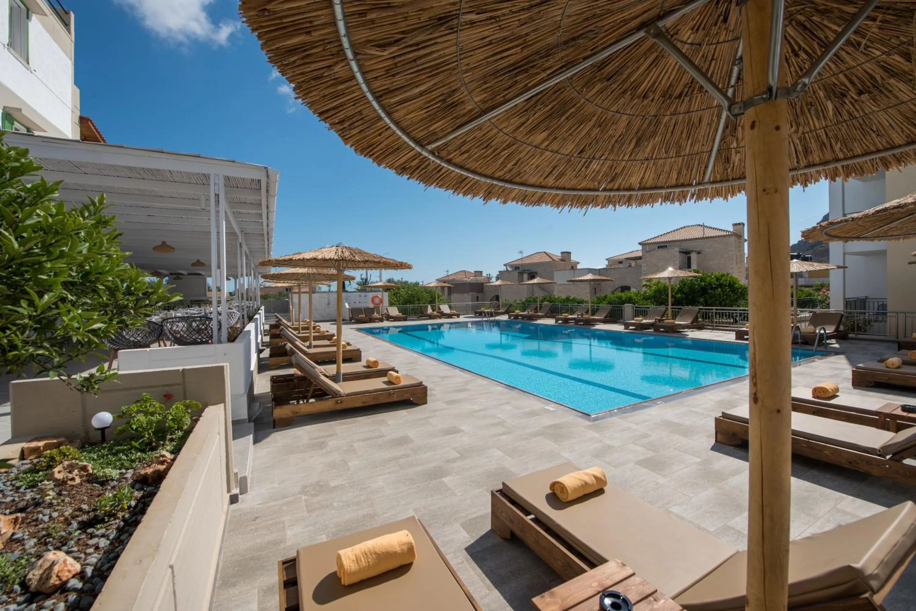 Swimming pool in Mitos Village