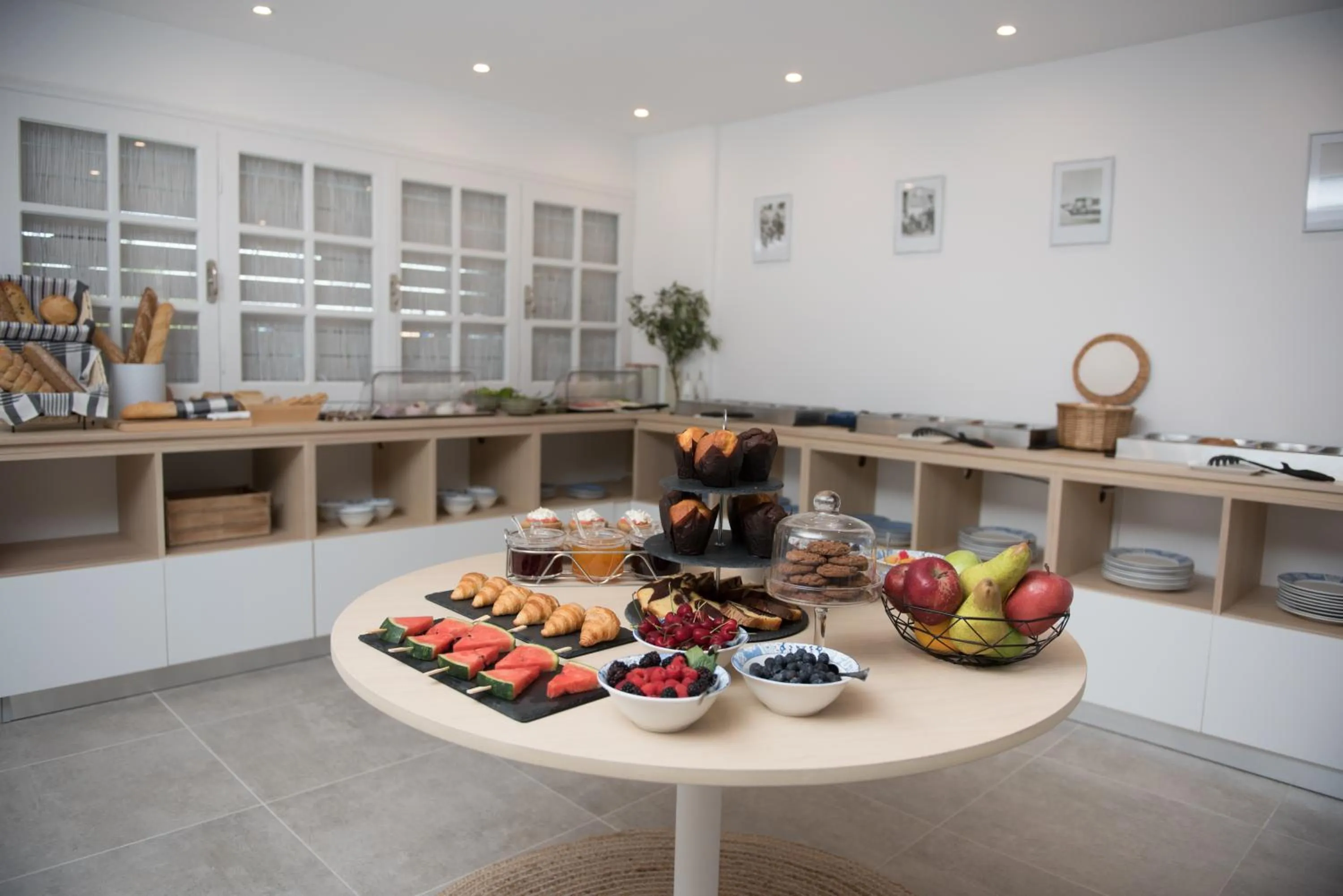 Buffet breakfast in Mitos Village