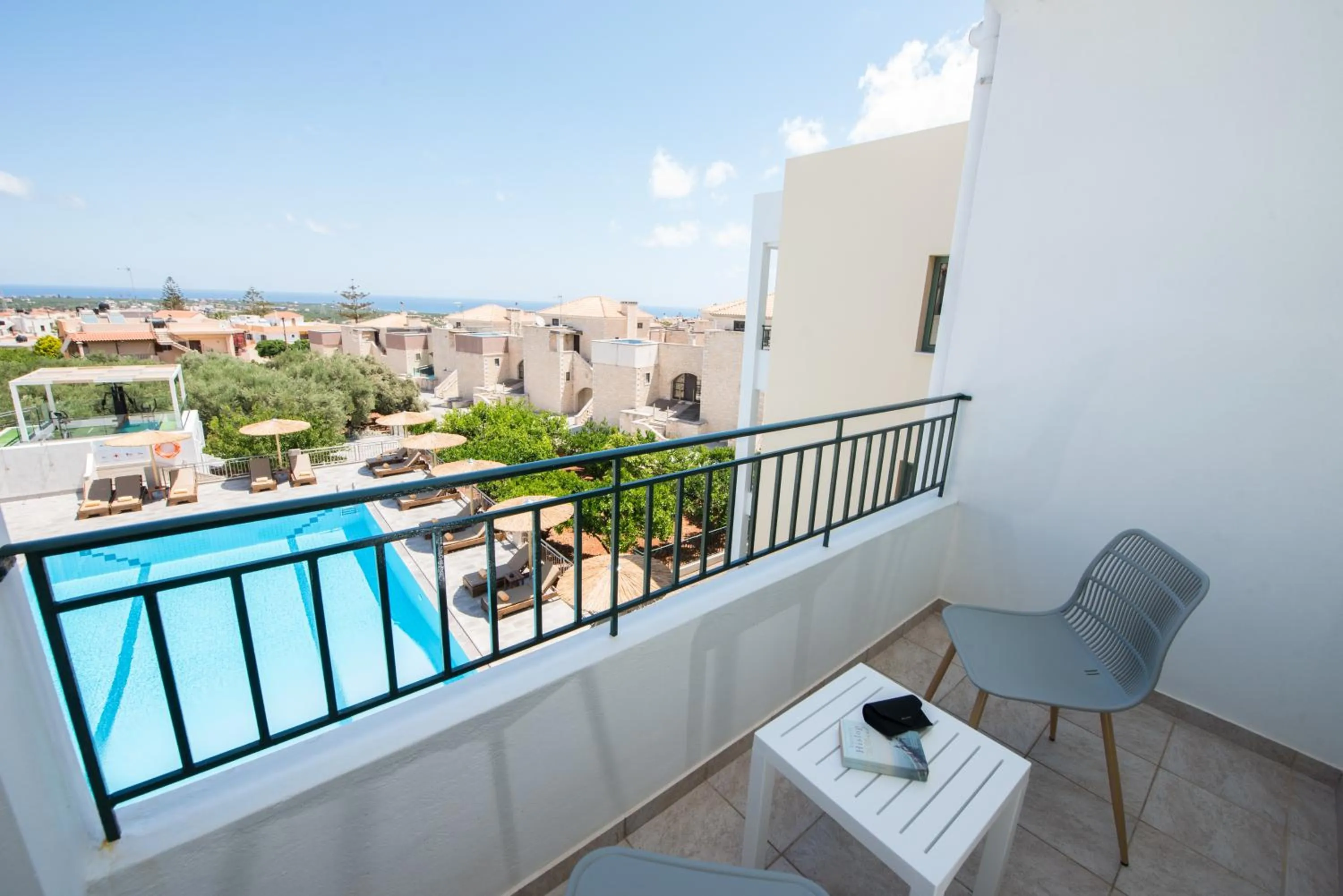 Pool view in Mitos Village