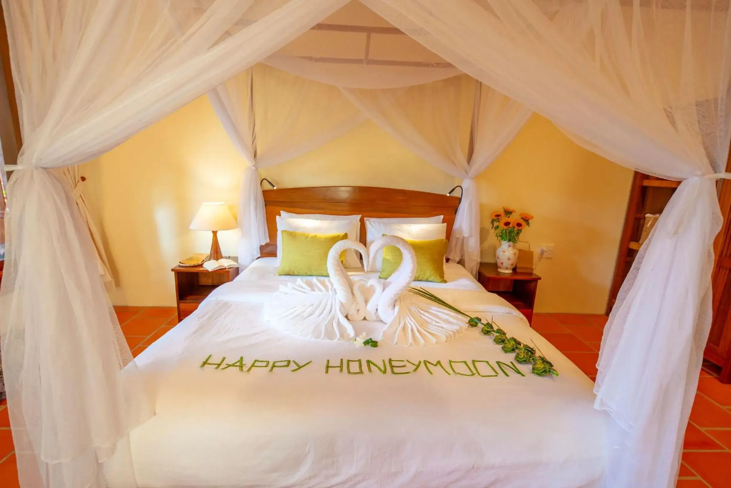 Bed in Thanh Kieu Beach Resort Bed in Thanh Kieu Beach Resort