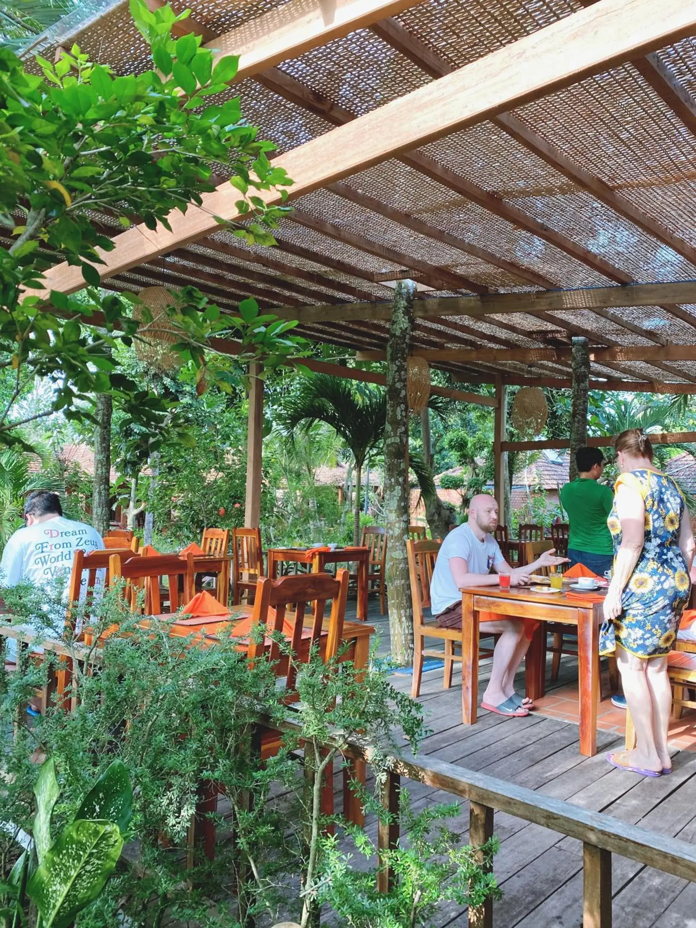 Breakfast in Thanh Kieu Beach Resort Breakfast in Thanh Kieu Beach Resort