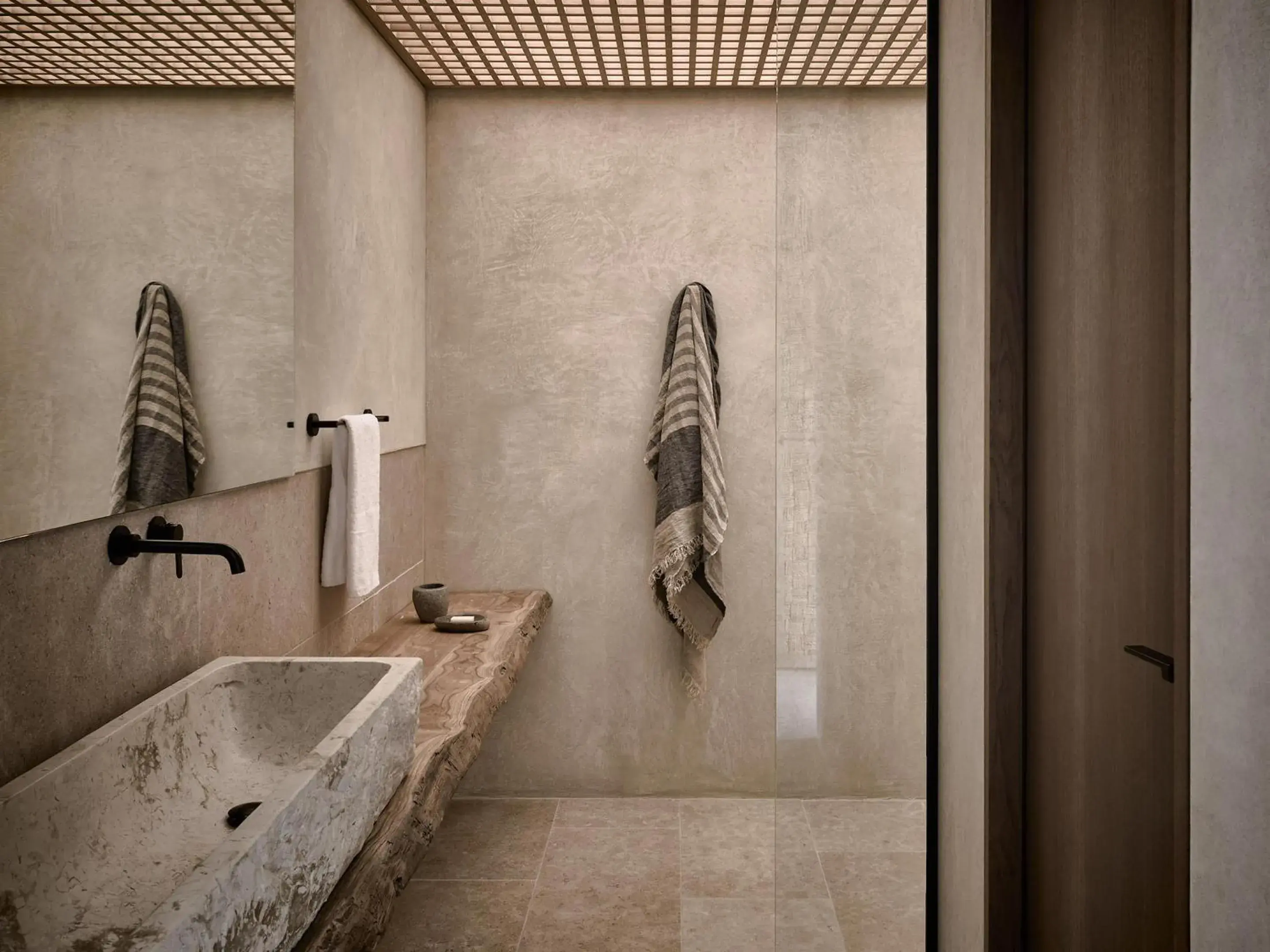 Bathroom in Olea All Suite Hotel, a Member of Design Hotels Bathroom in Olea All Suite Hotel, a Member of Design Hotels