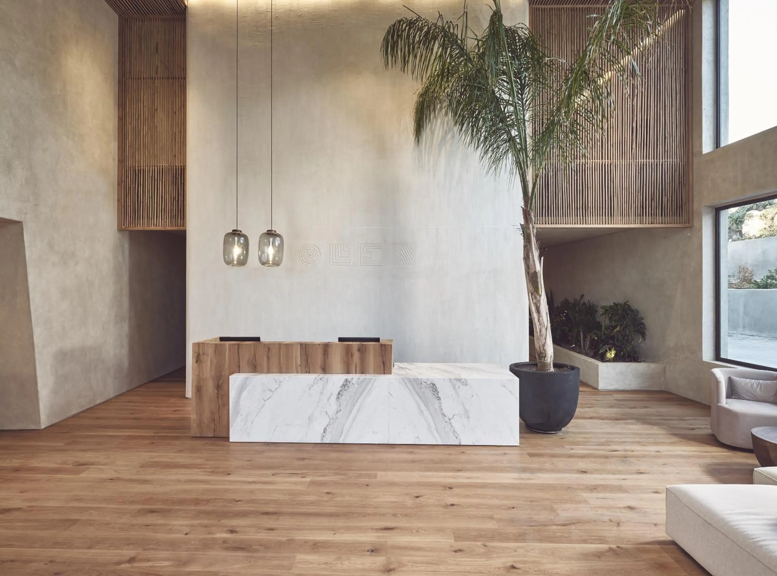 Lobby or reception, Bed in Olea All Suite Hotel, a Member of Design Hotels