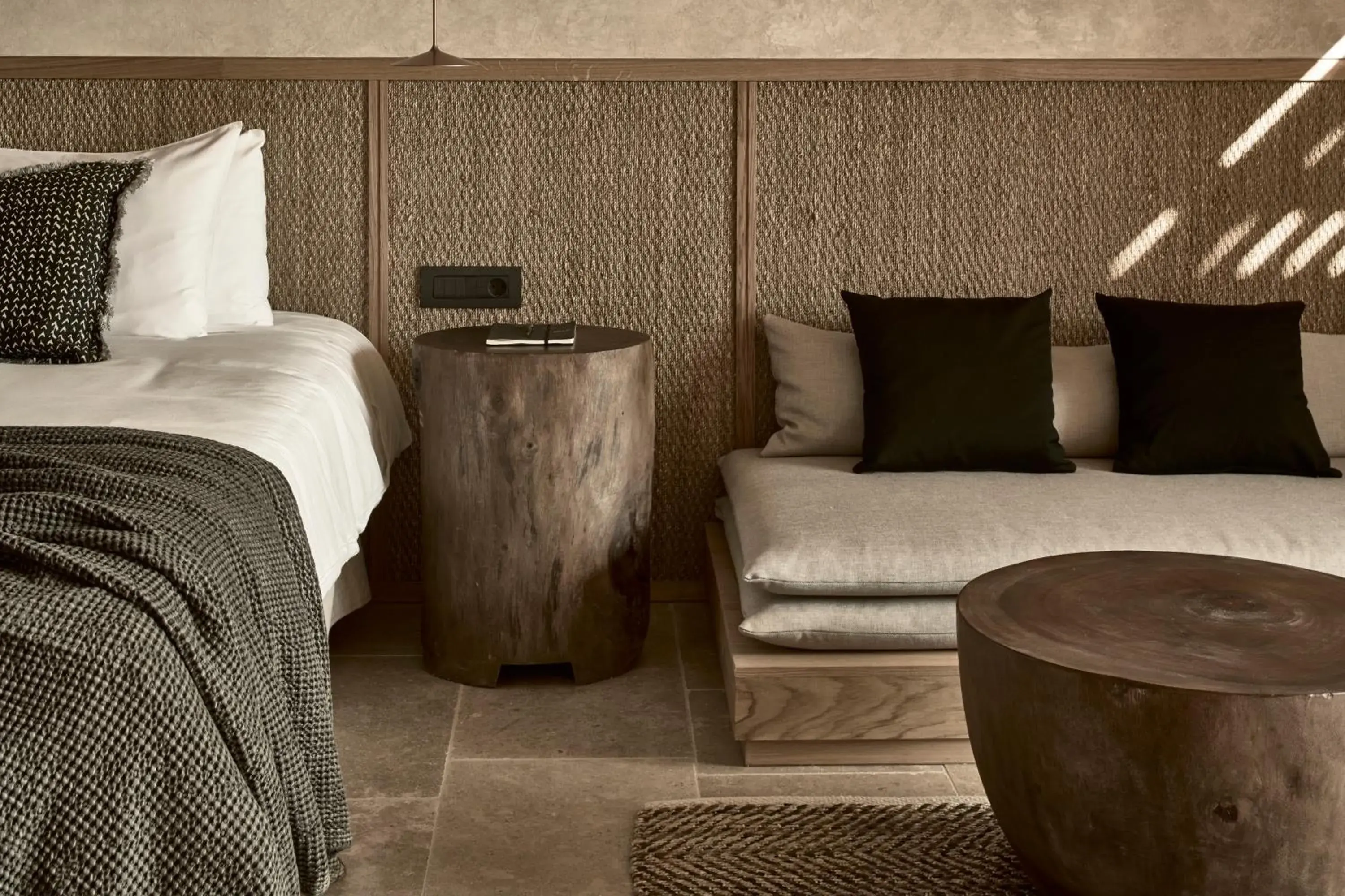 Seating area, Bed in Olea All Suite Hotel, a Member of Design Hotels Seating area, Bed in Olea All Suite Hotel, a Member of Design Hotels