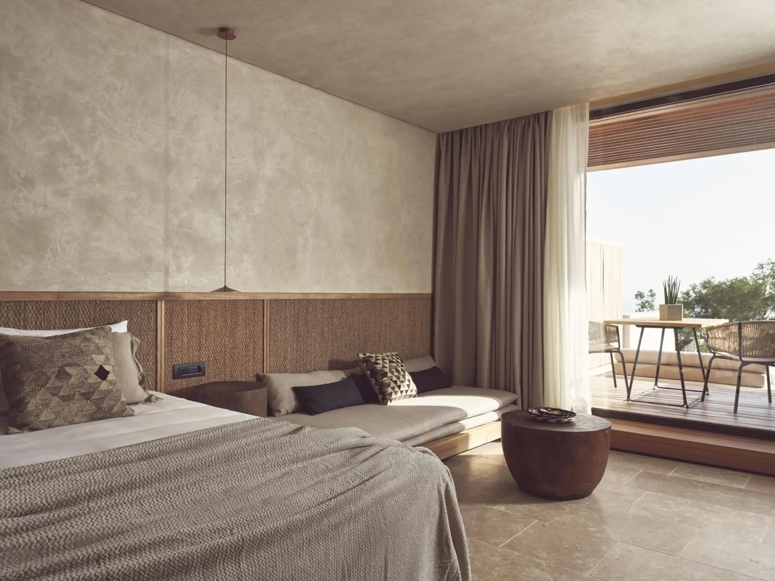 View (from property/room), Bed in Olea All Suite Hotel, a Member of Design Hotels View (from property/room), Bed in Olea All Suite Hotel, a Member of Design Hotels