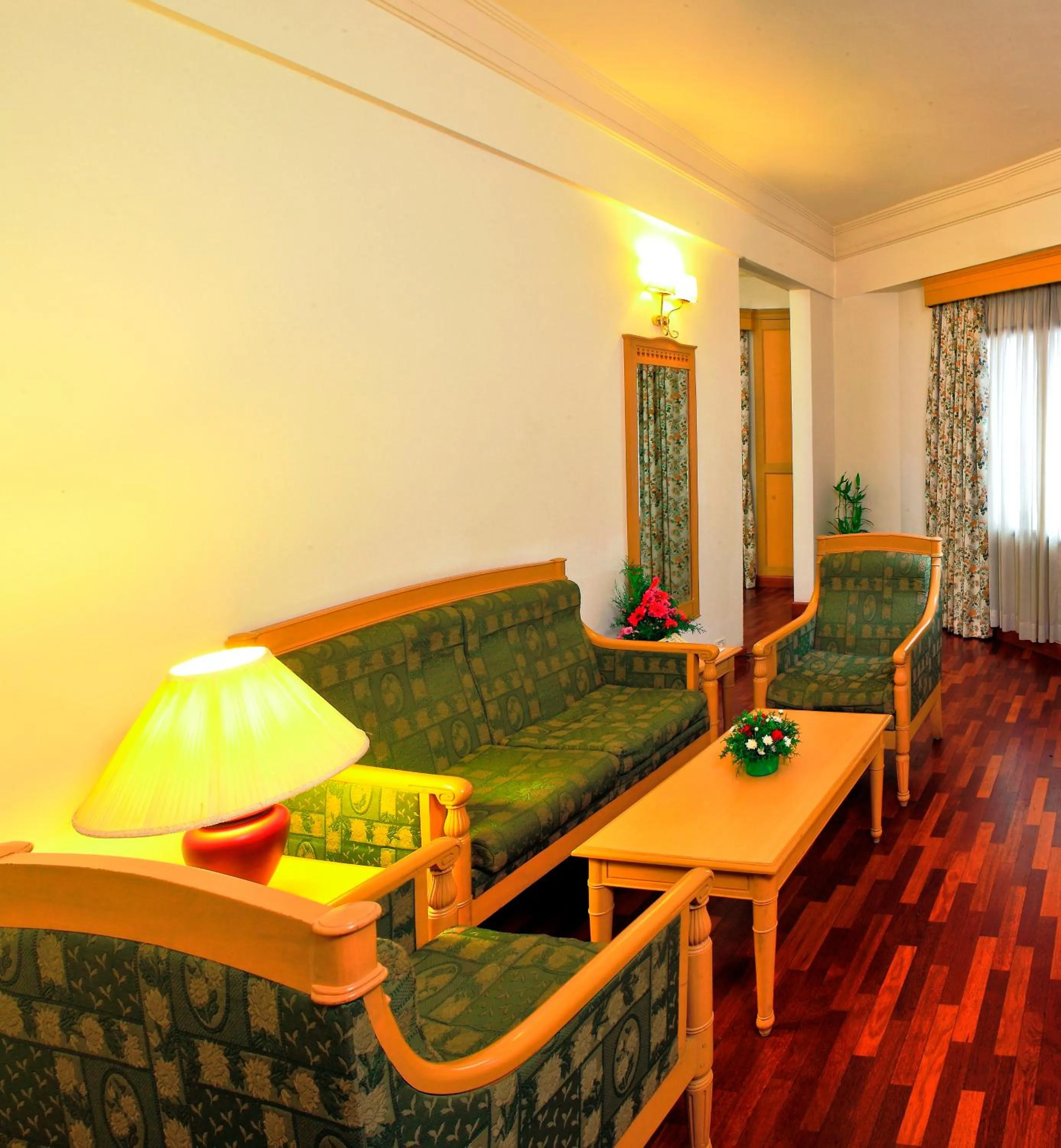 Seating area in Abad Atrium